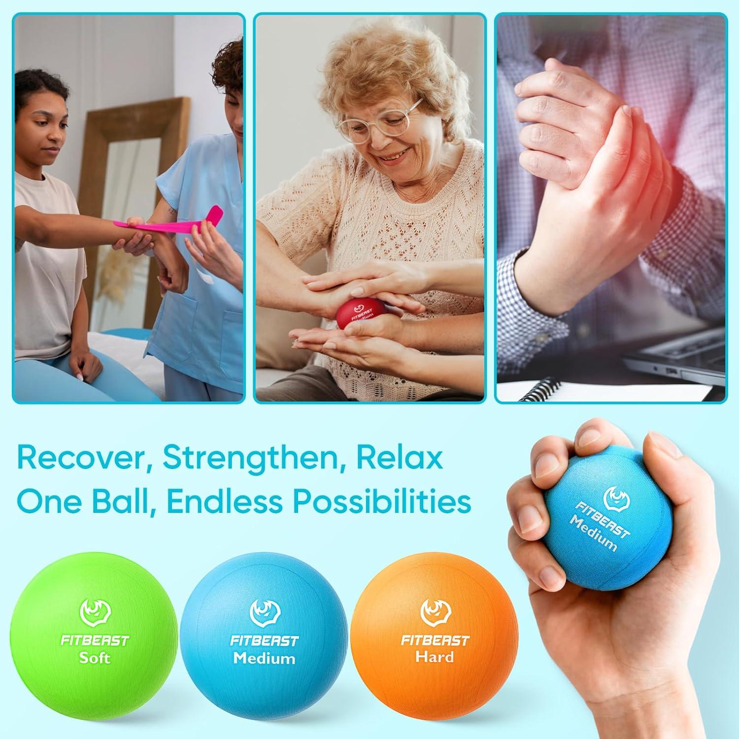 Entrenador de Fuerza de Agarre FitBeast Set 6 Piezas