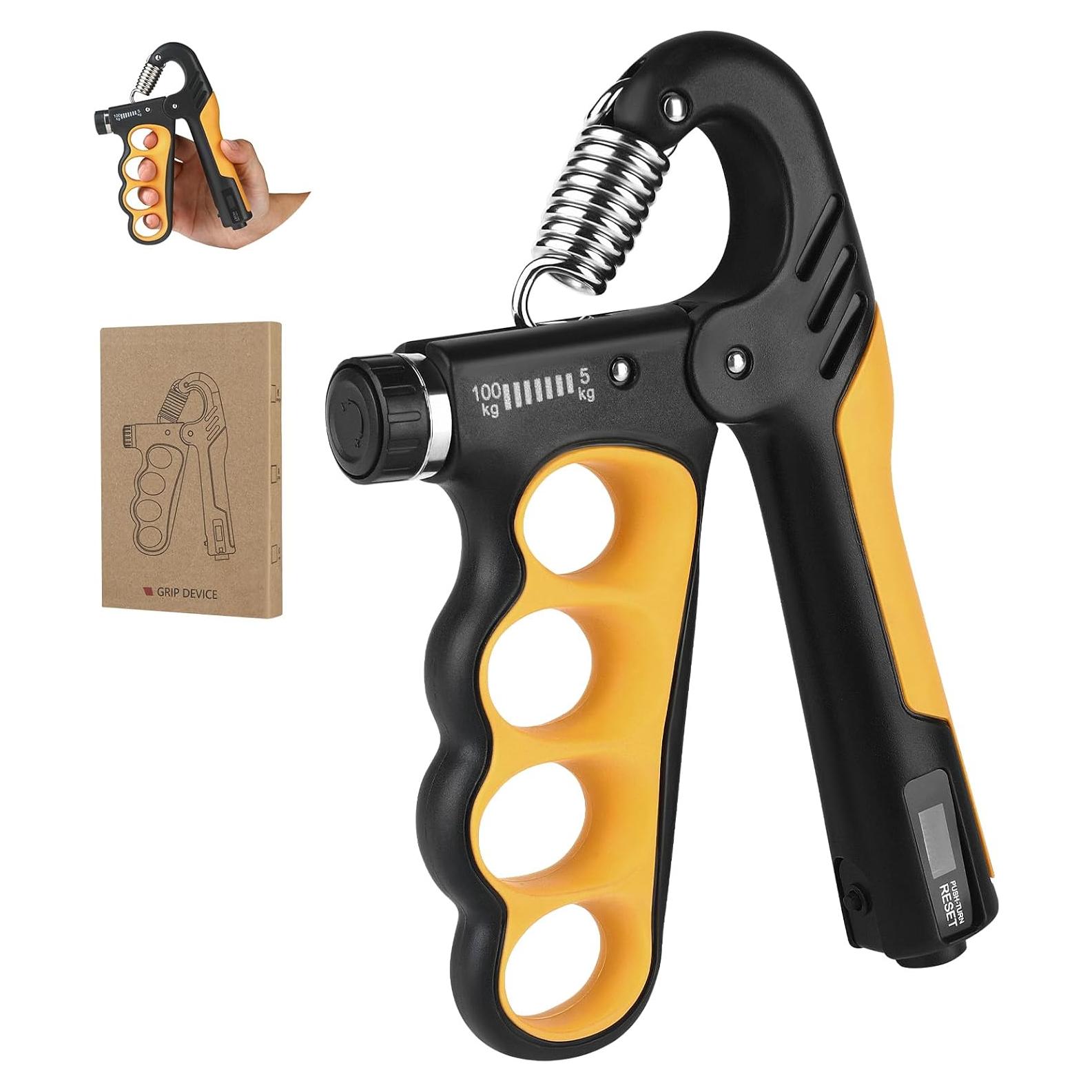 Fortalecedor de Agarre ZHOSA Ajustable 5-100KG Ergonómico