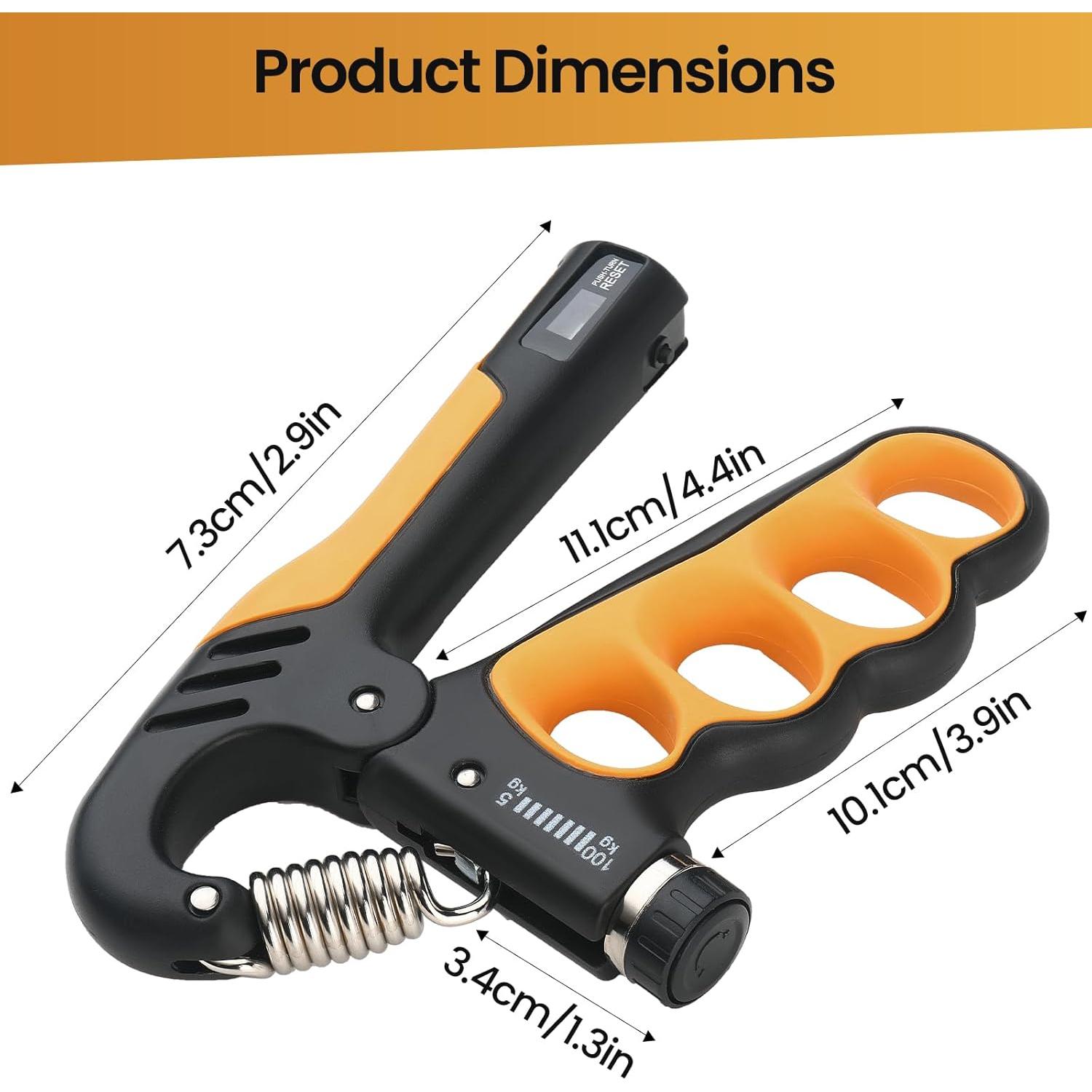 Fortalecedor de Agarre ZHOSA Ajustable 5-100KG Ergonómico
