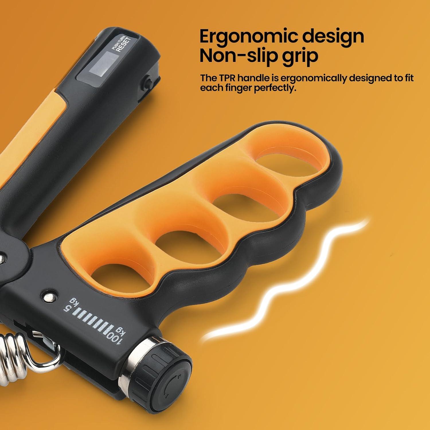 Fortalecedor de Agarre ZHOSA Ajustable 5-100KG Ergonómico