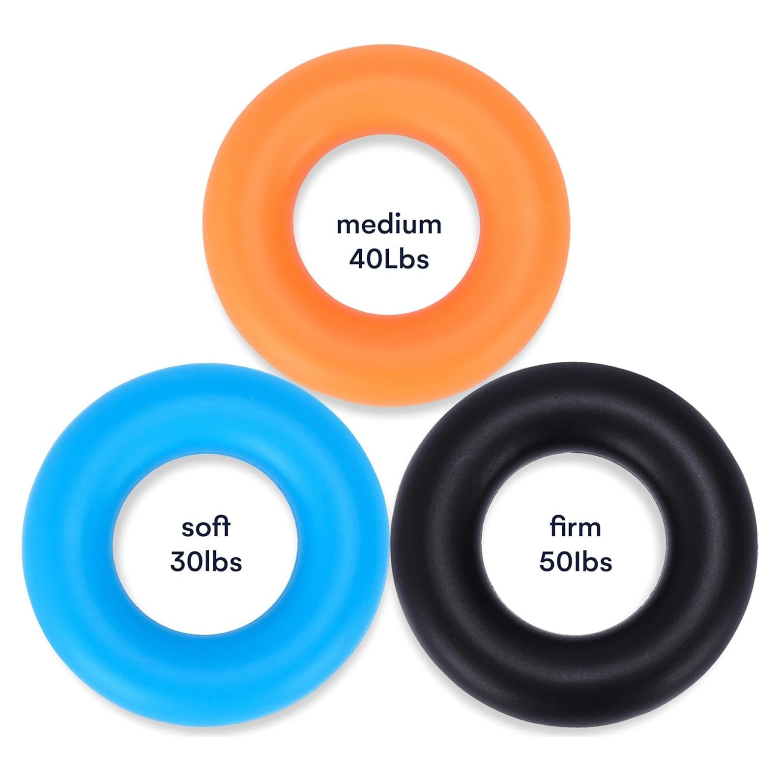 Juego de Anillos de Fuerza Steady Doggie - 3 Niveles de Resistencia