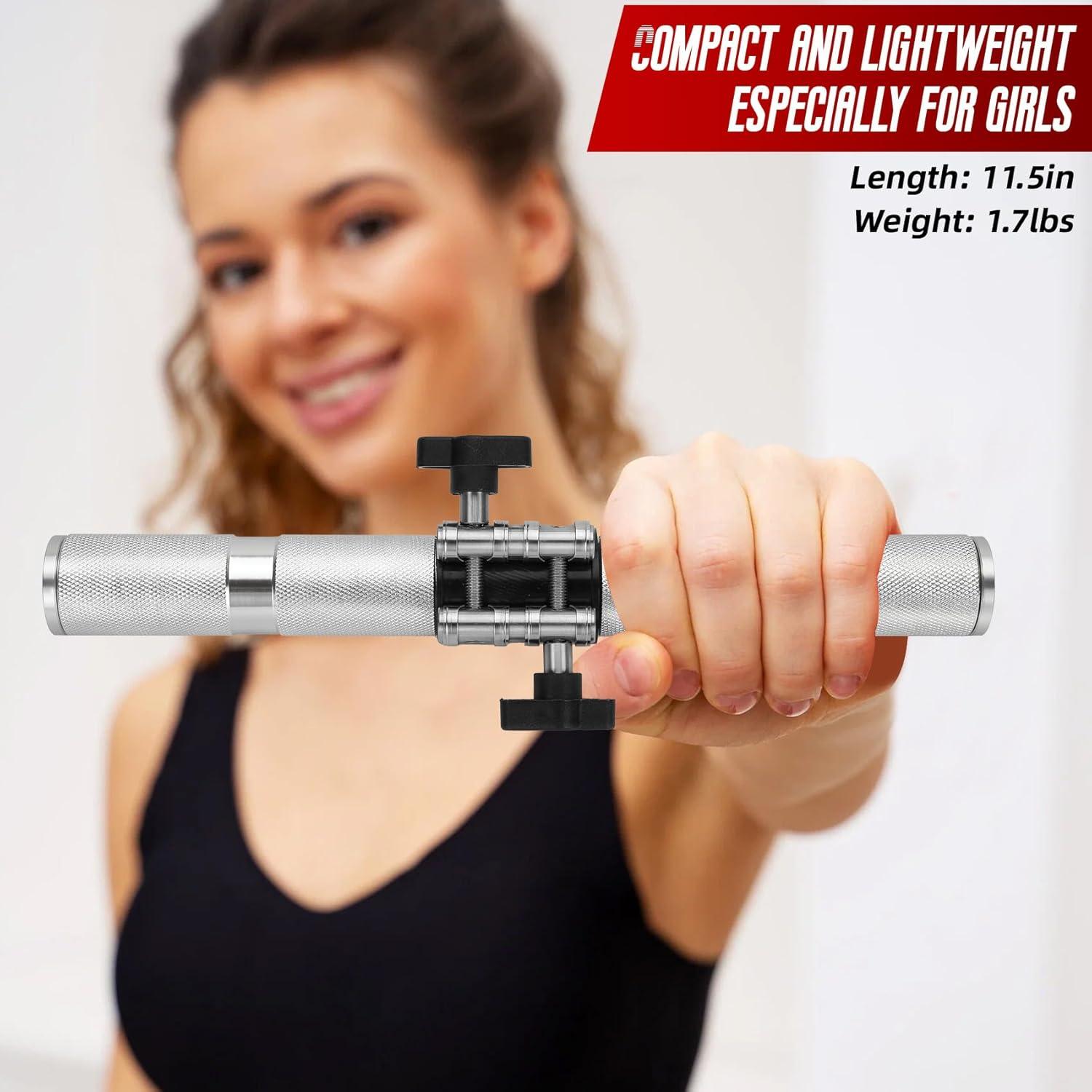 Fortalecedor de Antebrazo Treasea - Hierro, 0.75 kg, Blanco