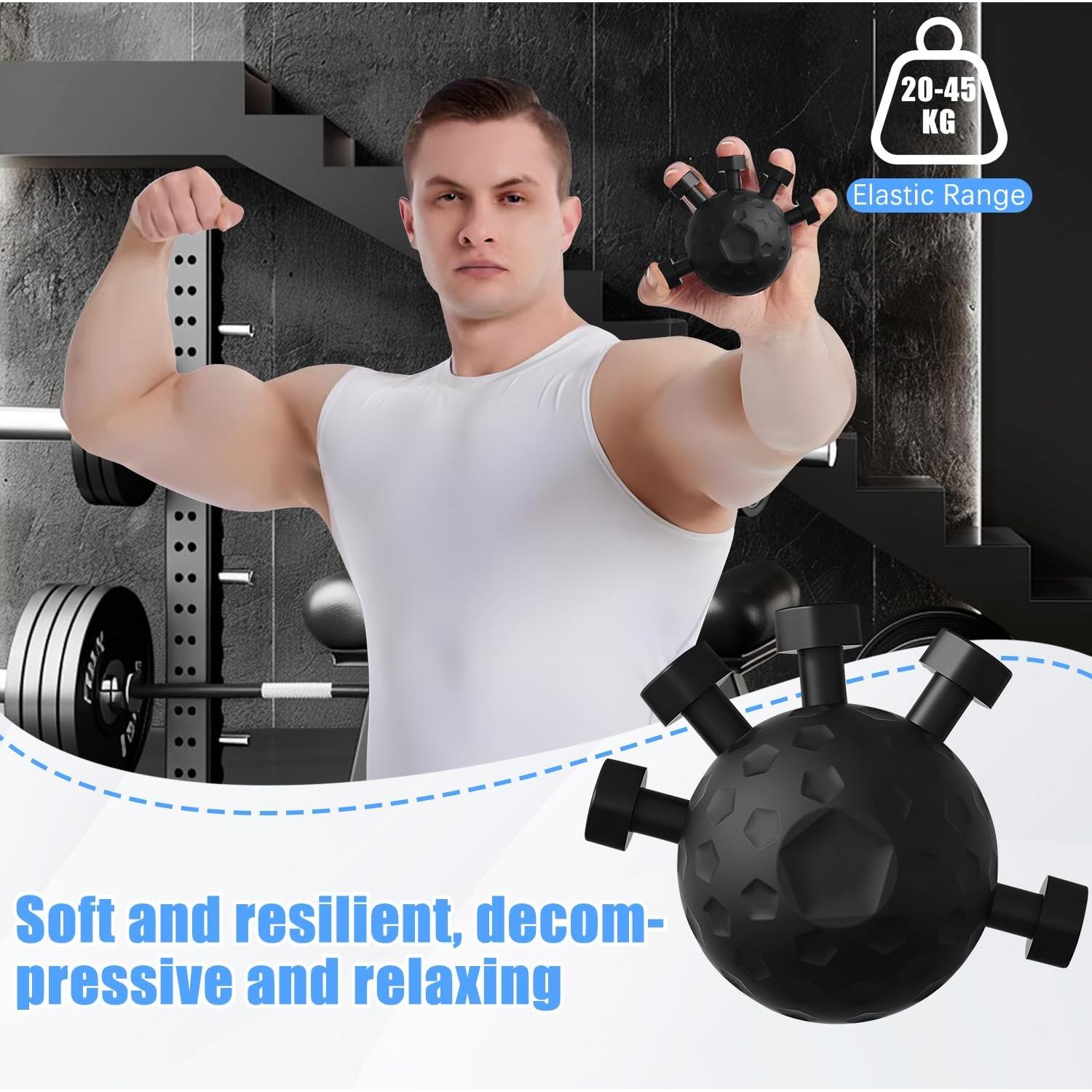 Fortalecedor de Agarre de Dedos Iiglitch - Entrenador de Fuerza Ajustable