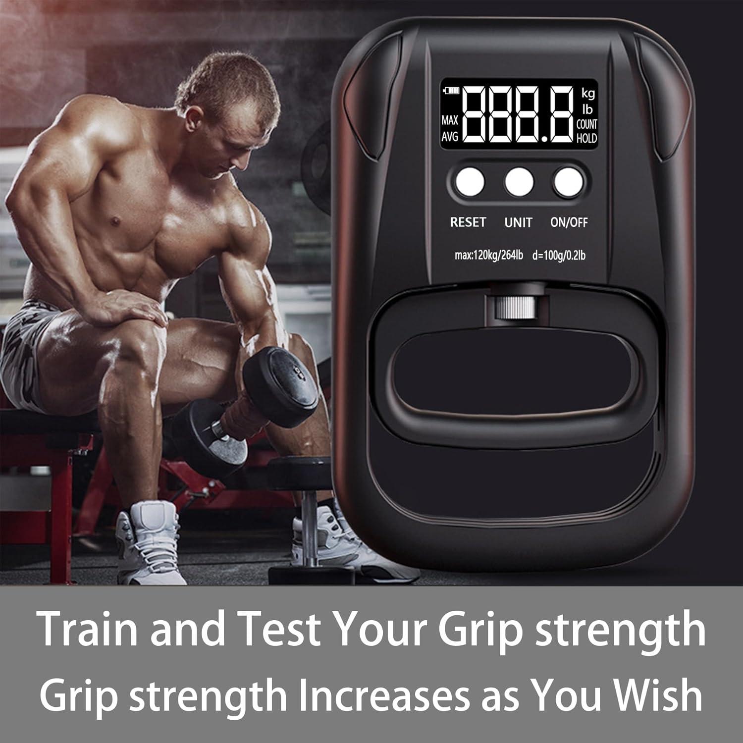 Tester de Fuerza de Agarre Deeberger 120kg Digital Ajustable