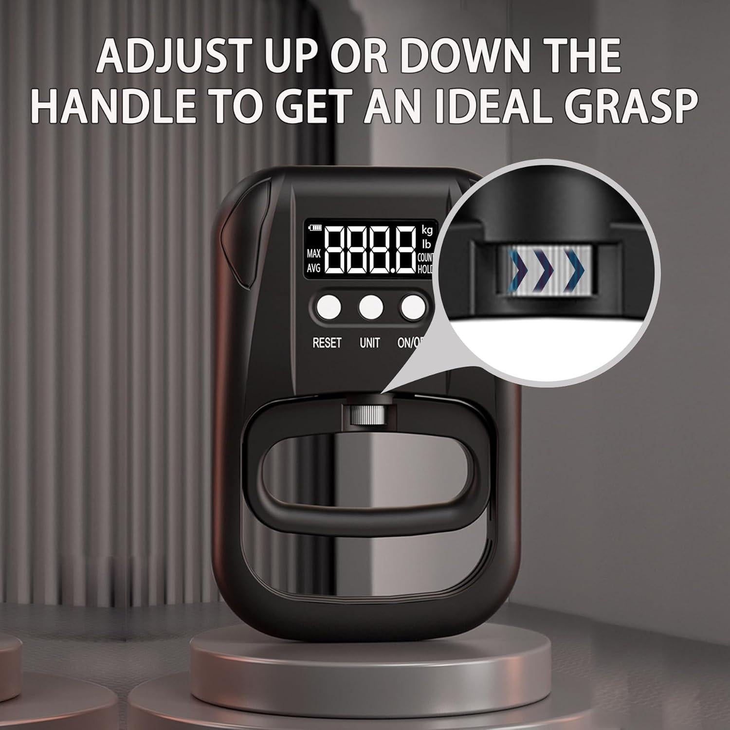 Tester de Fuerza de Agarre Deeberger 120kg Digital Ajustable