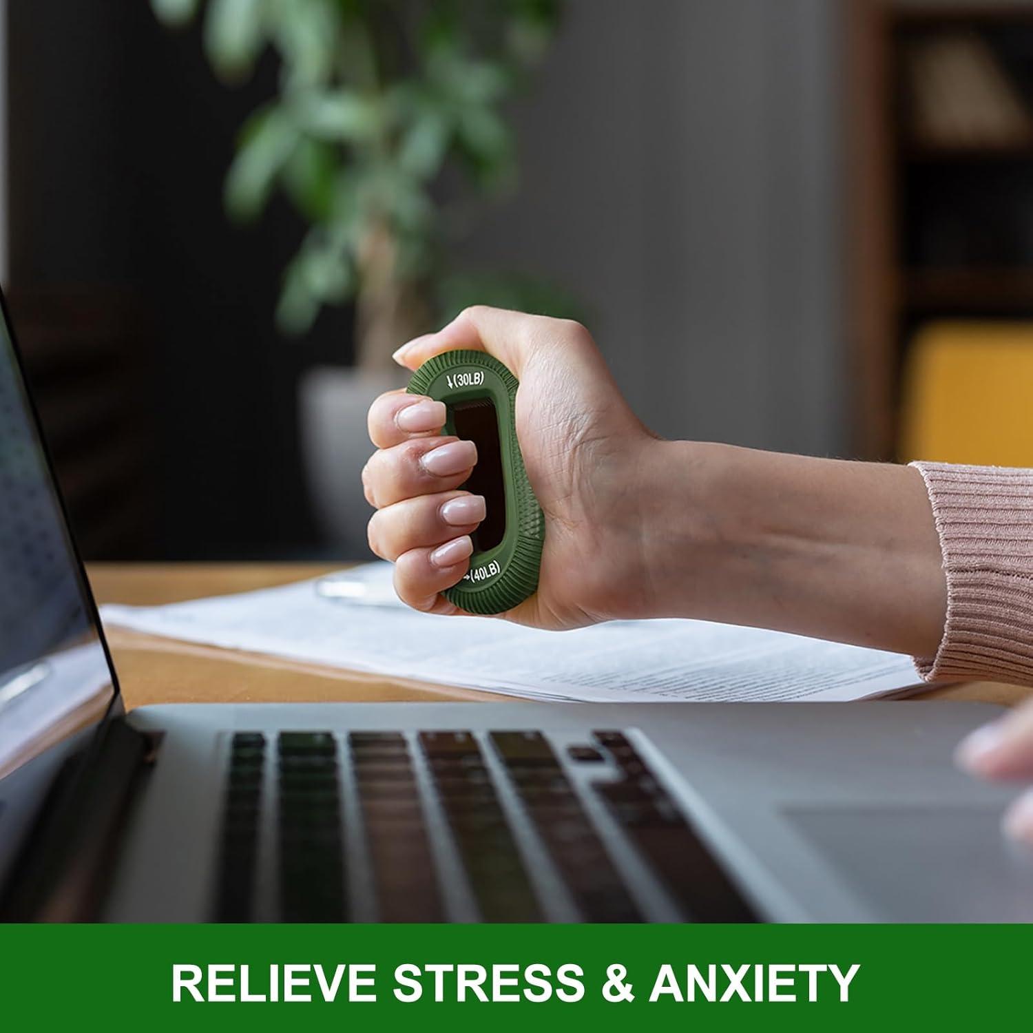 Entrenador de Fuerza de Agarre SIMPLECOOL 30-80 Lbs 3 Piezas