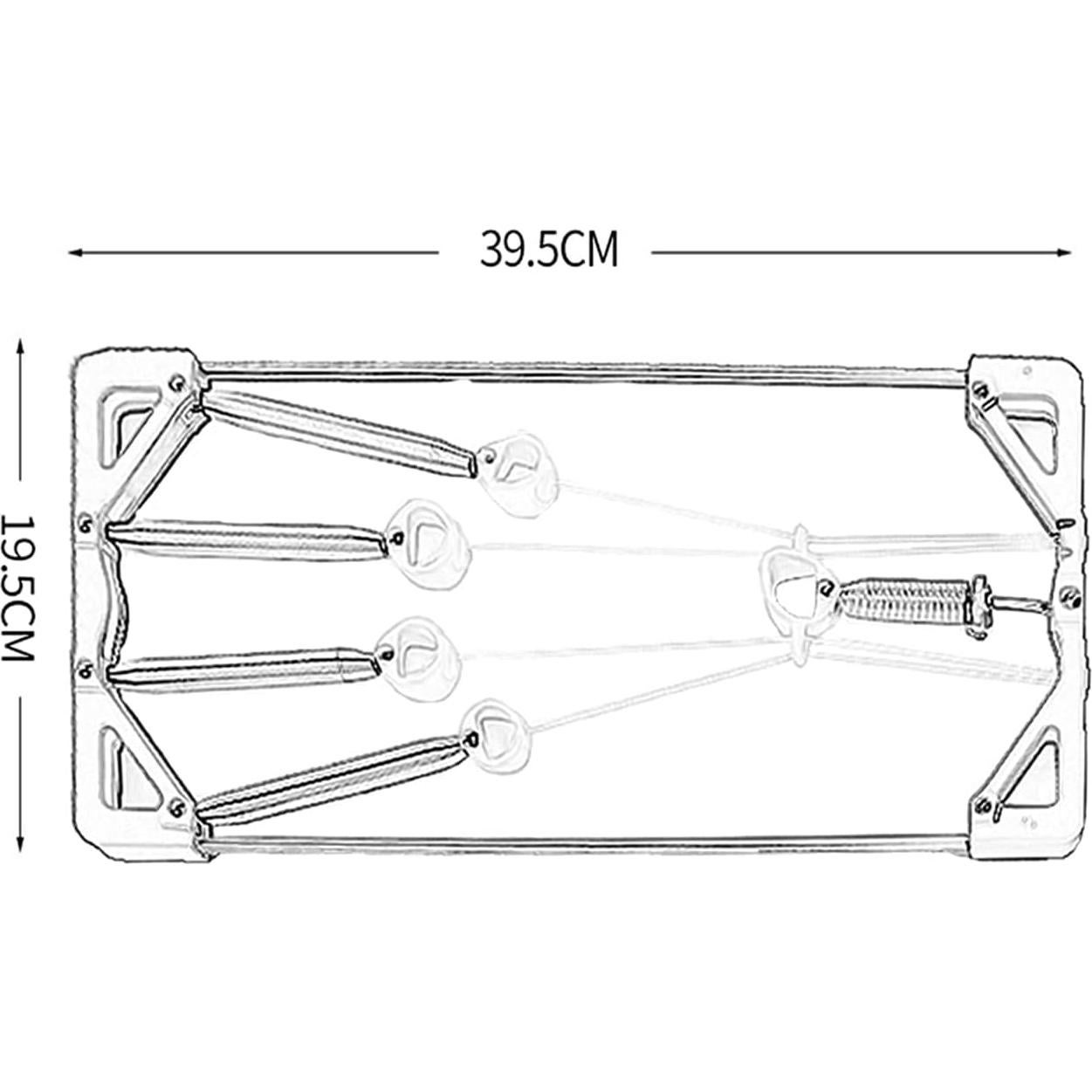 Ejercitador de Dedos JINWEE para Fuerza de Agarre 45KG