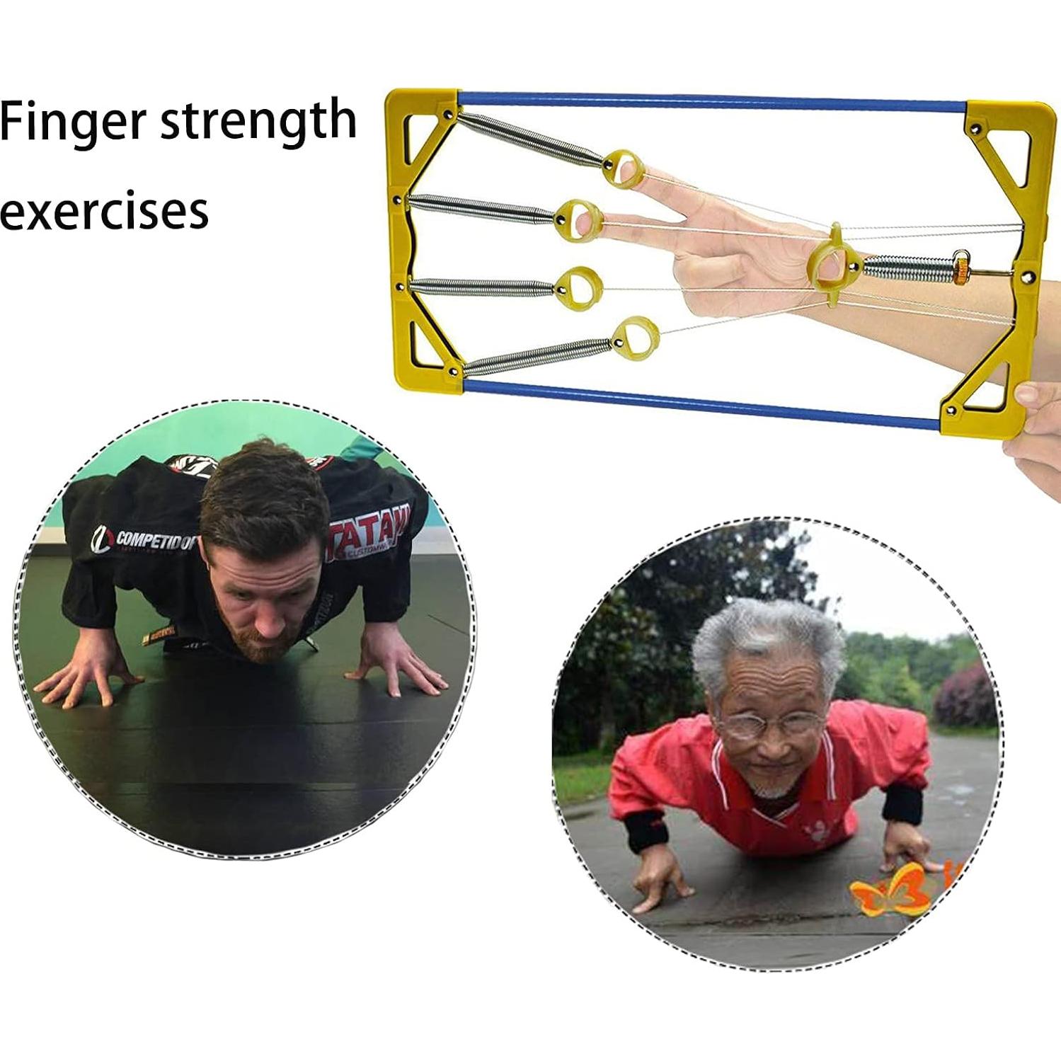 Ejercitador de Dedos JINWEE para Fuerza de Agarre 45KG