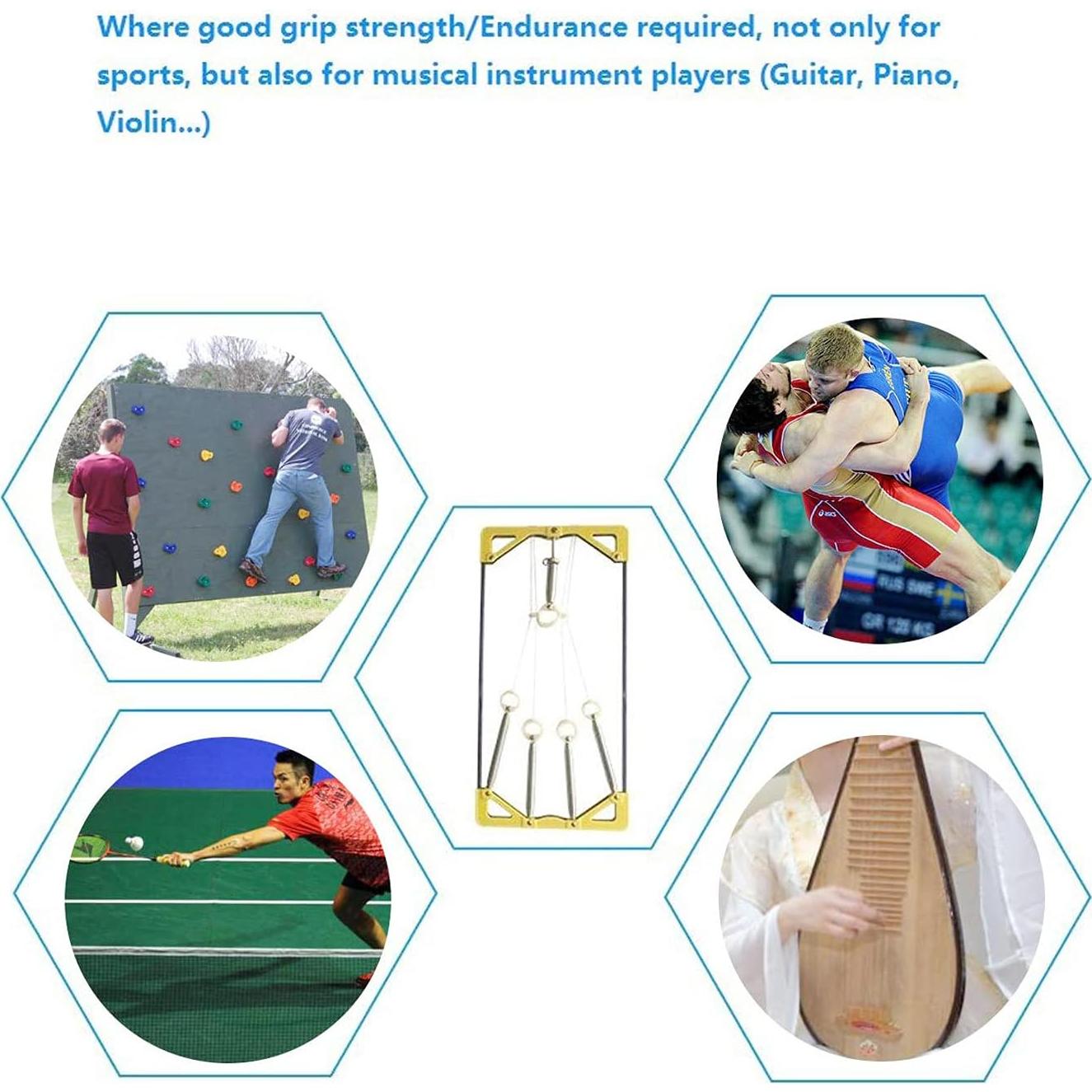 Ejercitador de Dedos JINWEE para Fuerza de Agarre 45KG