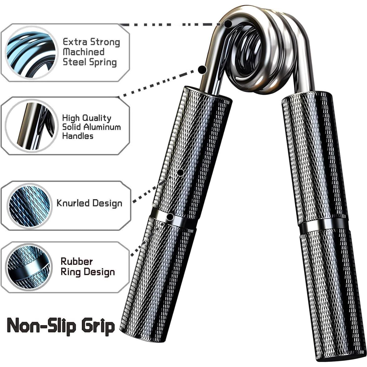 Entrenador de Fuerza de Agarre WANSPOORTS 11 Paquete 22.7-159 kg