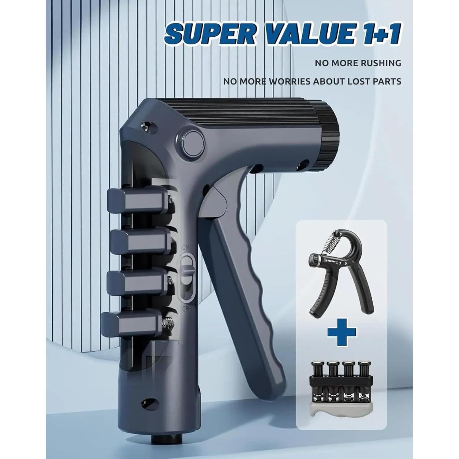 Entrenador de Fuerza de Agarre Gym Panda 2 en 1 Ajustable