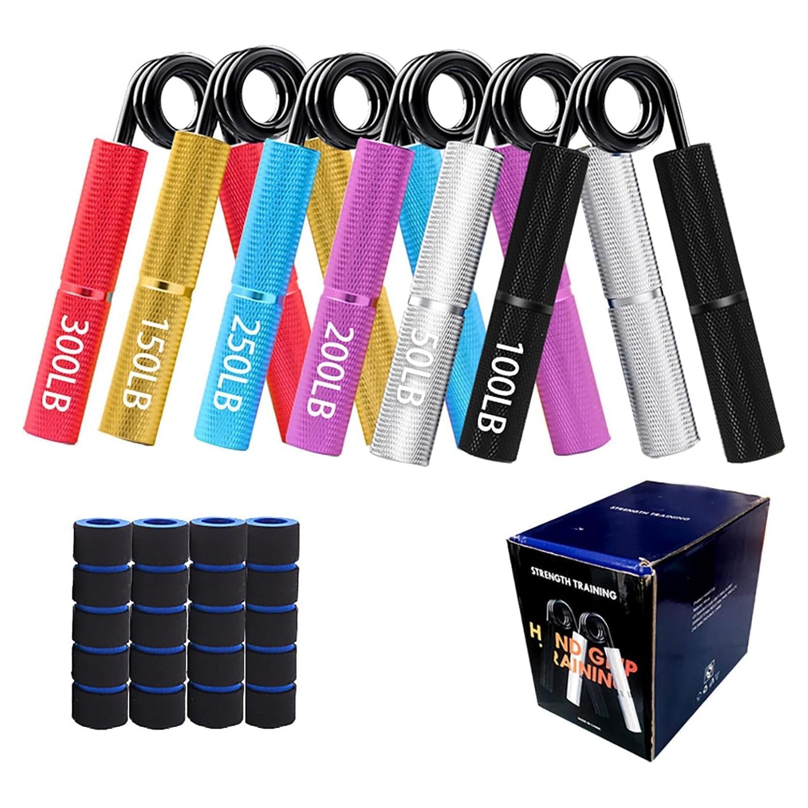 Fortalecedores de Agarre CUITXYS 6 Niveles 50-300LBS