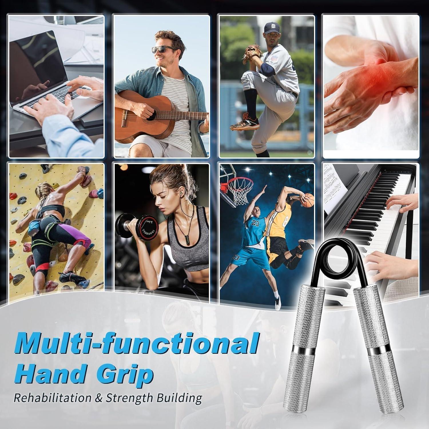 Fortalecedores de Agarre CUITXYS 6 Niveles 50-300LBS