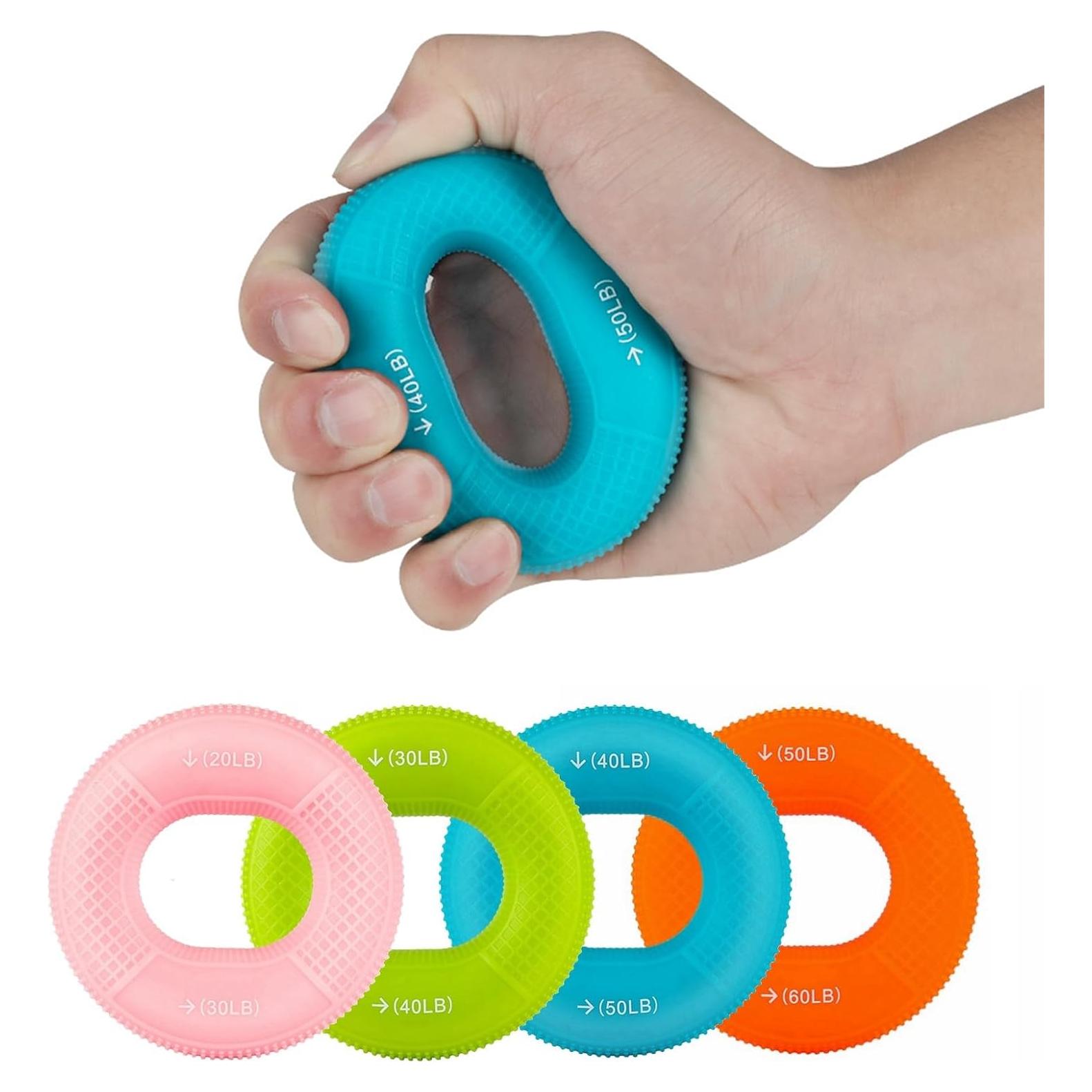 Anillos de Agarre de Silicona AIKESIWAY - 4 PCS, 9-27 kg