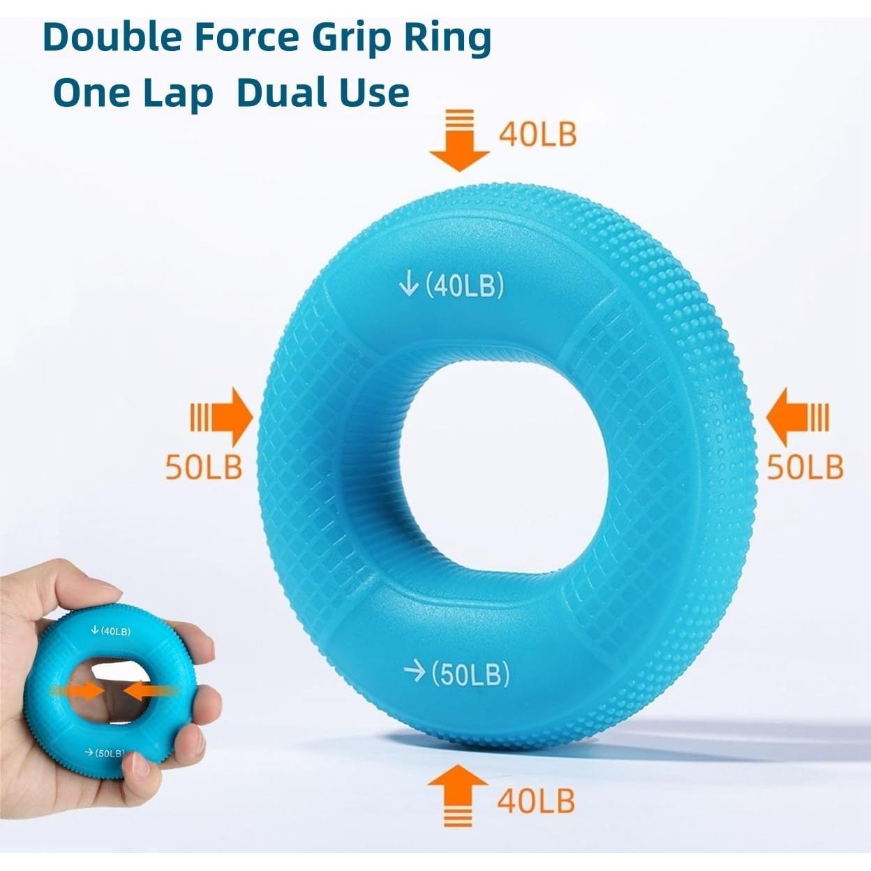 Anillos de Agarre de Silicona AIKESIWAY - 4 PCS, 9-27 kg
