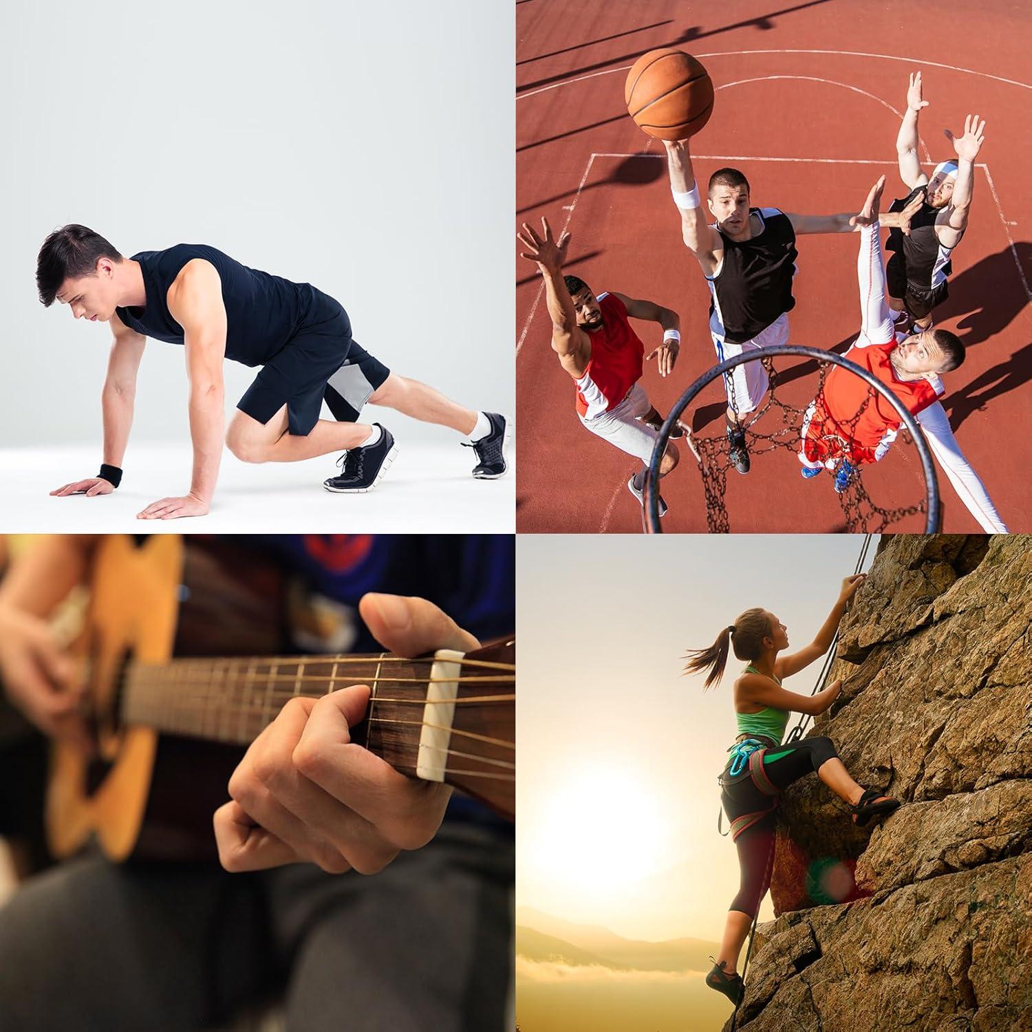 Fortalecedores de Agarre uxcell - Silicona 40-50/50-60/70-80Lb