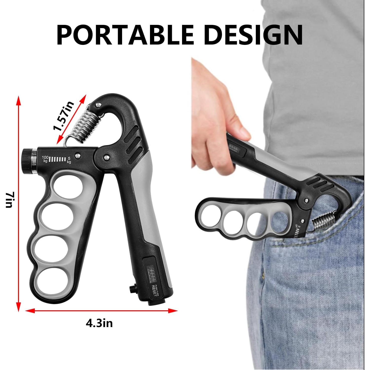 Fortalecedor de Agarre MXhme Ajustable 5-100KG para Mano
