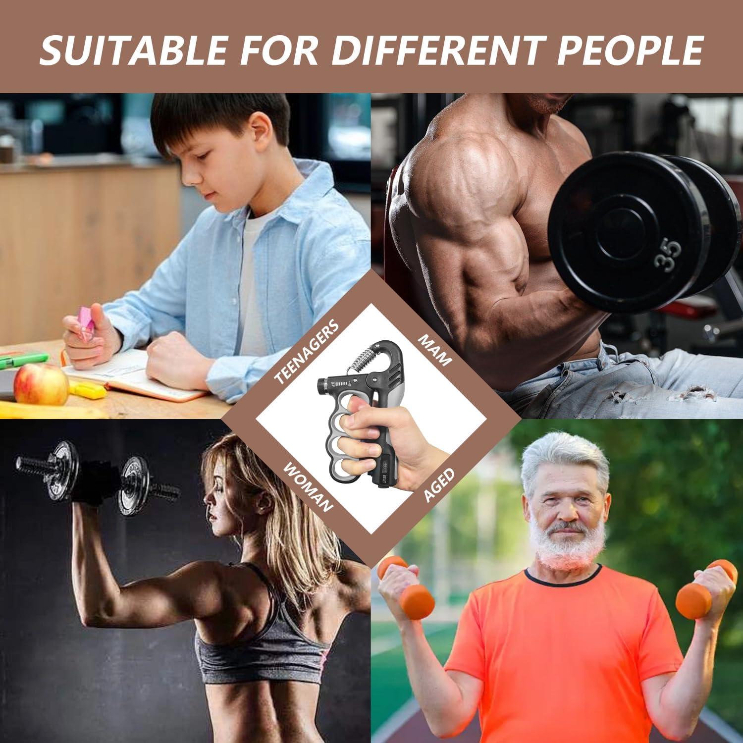 Fortalecedor de Agarre MXhme Ajustable 5-100KG para Mano