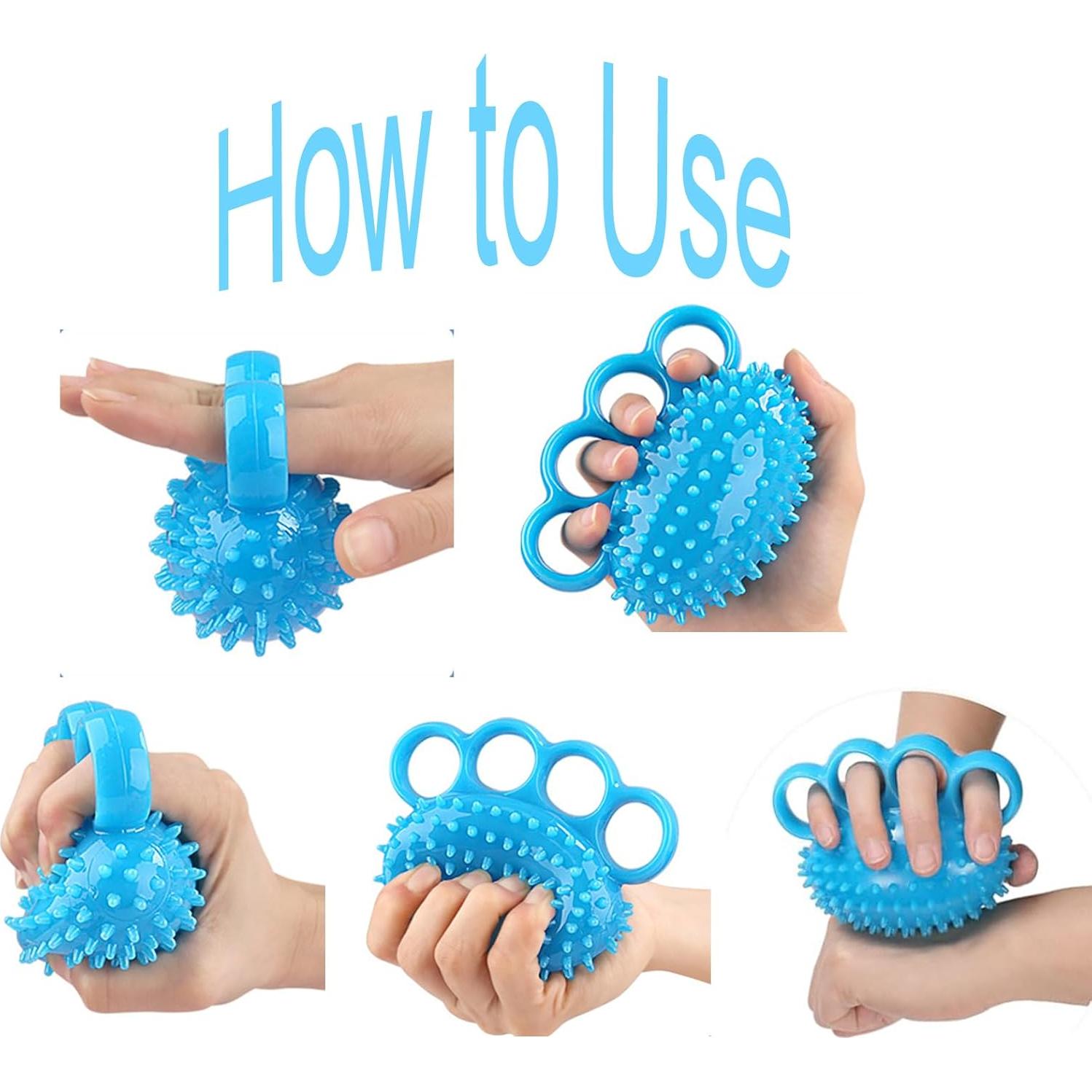 Bola de Ejercicio para Manos Qeeheng Rosa - Estirador de Dedos