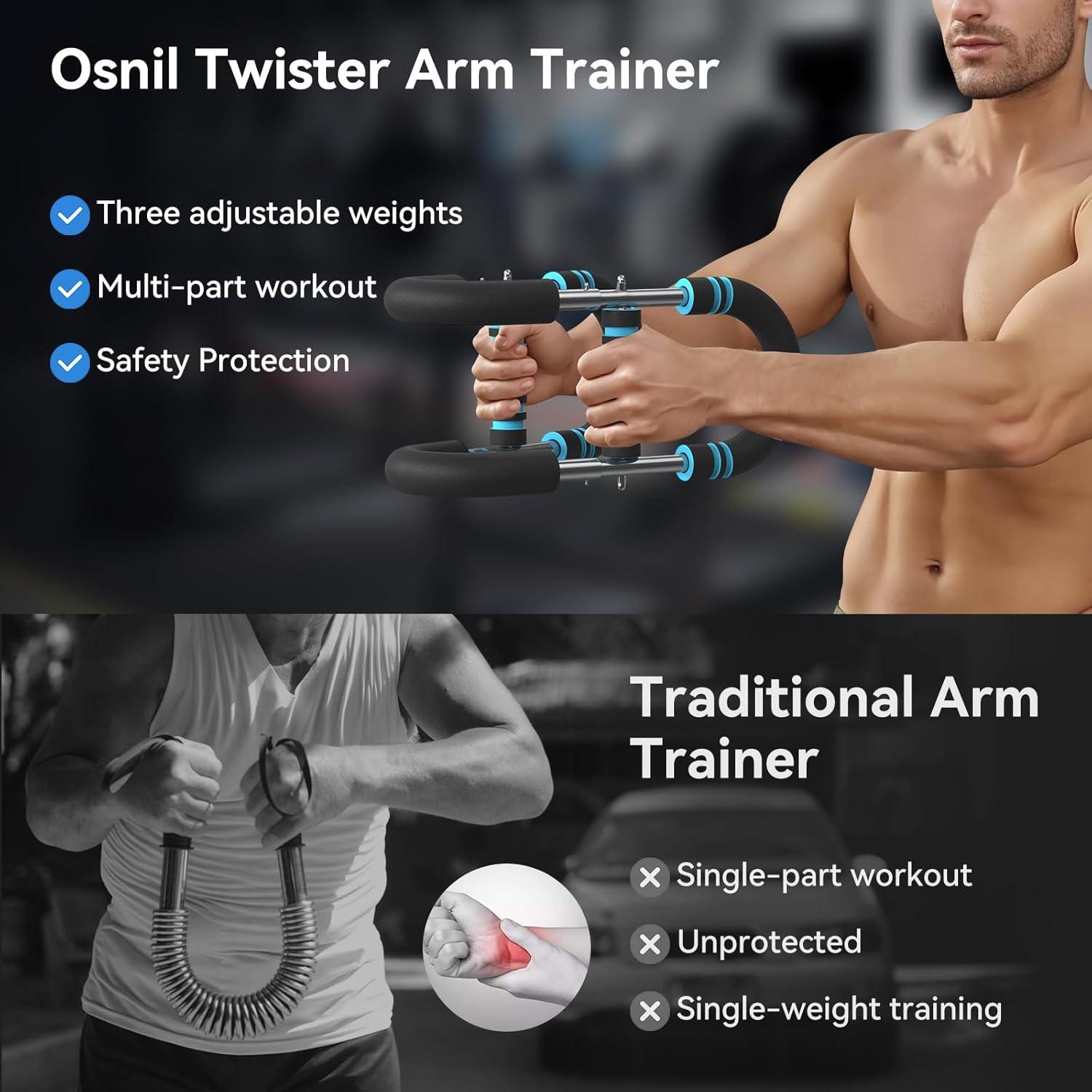 Entrenador de Brazo Osnil Ajustable 27-50-110kg para Hombre
