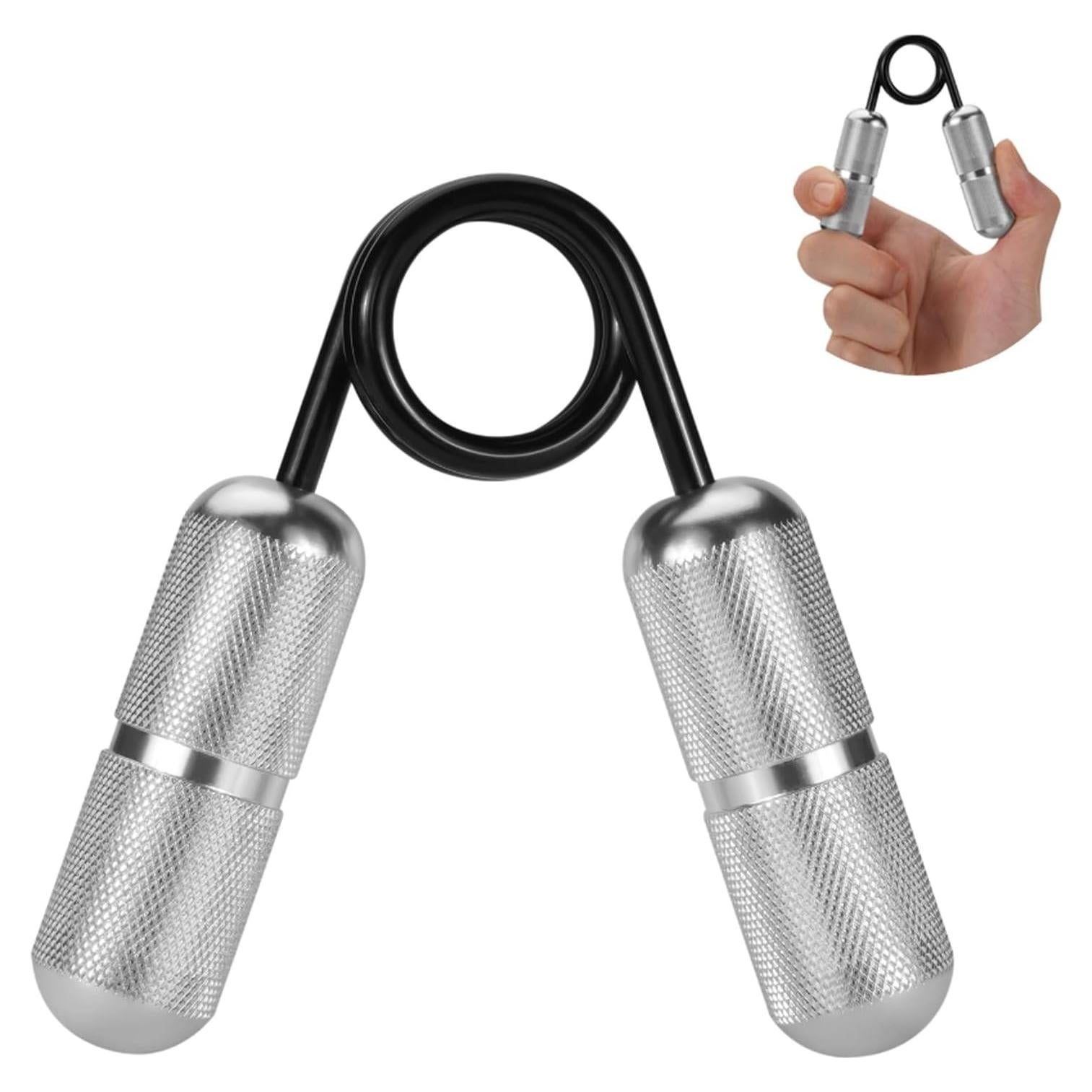 Fortalecedor de Mano Antiestrés CHEETOP CT-WL - Metal Plata