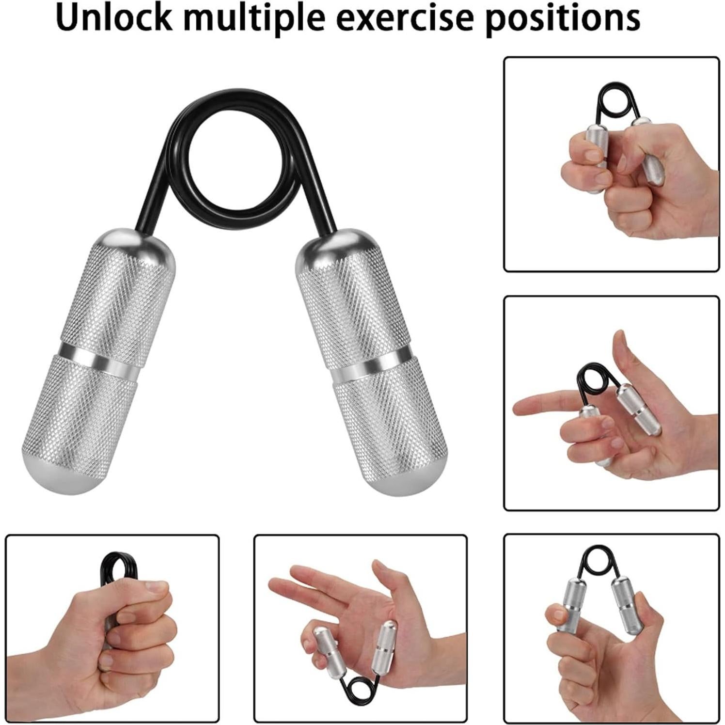 Fortalecedor de Mano Antiestrés CHEETOP CT-WL - Metal Plata