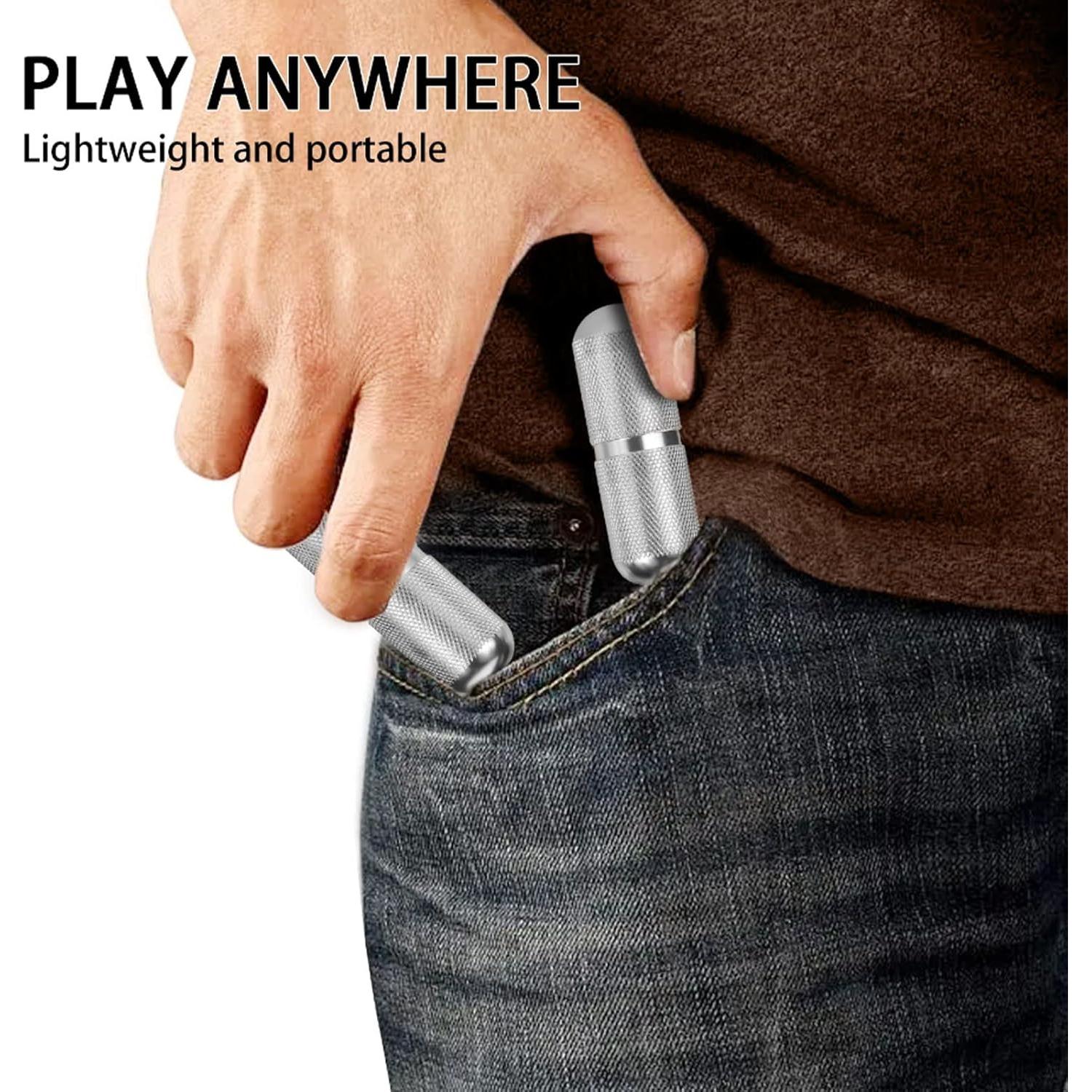 Fortalecedor de Mano Antiestrés CHEETOP CT-WL - Metal Plata