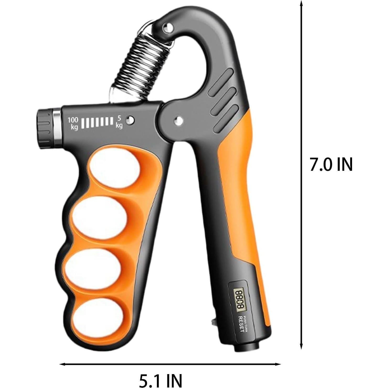 Entrenador de Fuerza de Agarre Hautrely 5-100KG Ajustable