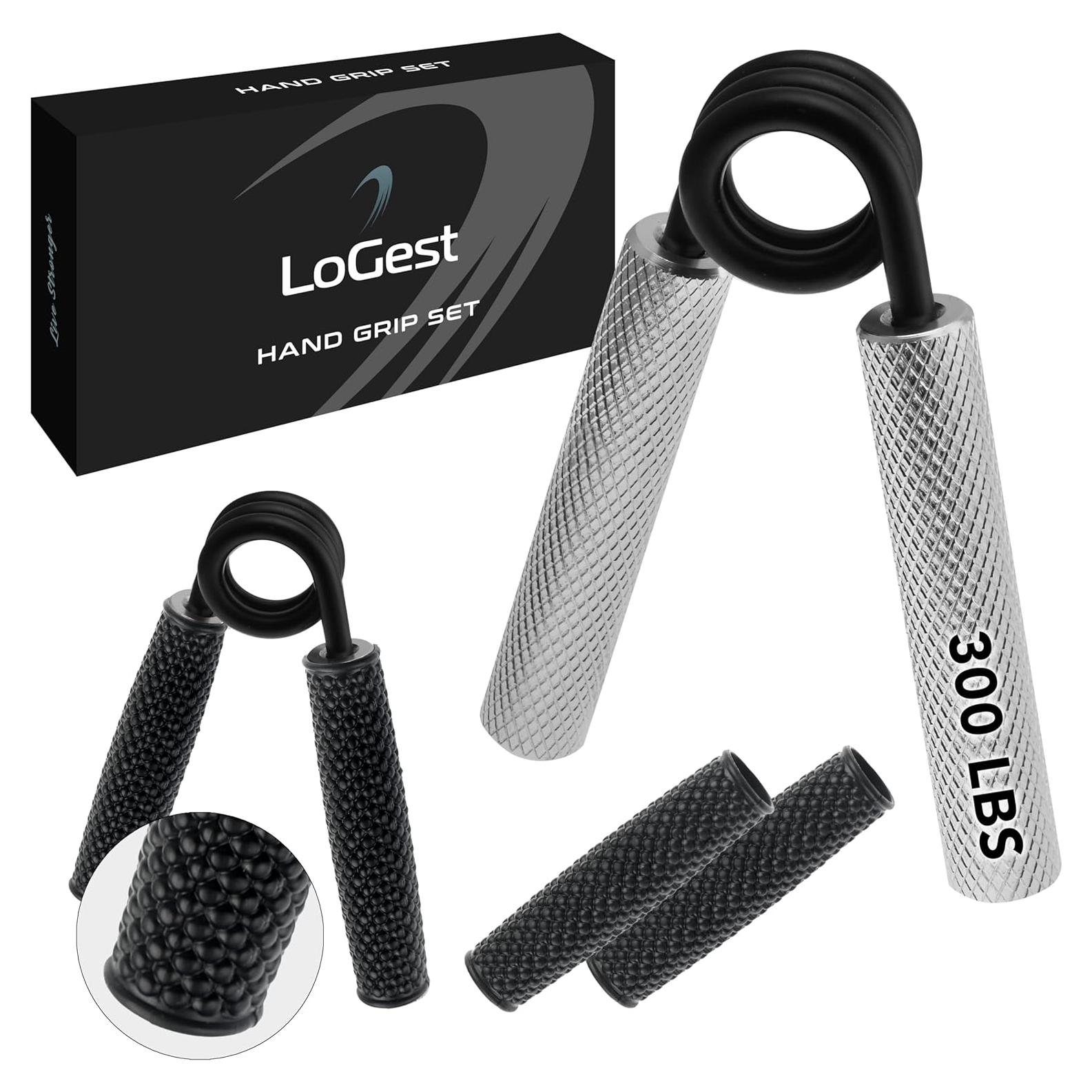 Agarre de Mano Logest 300LB Metal - Ejercitador de Fuerza