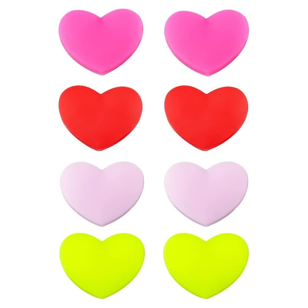 Paquete de 8 Amortiguadores de Raqueta DQITJ Corazón