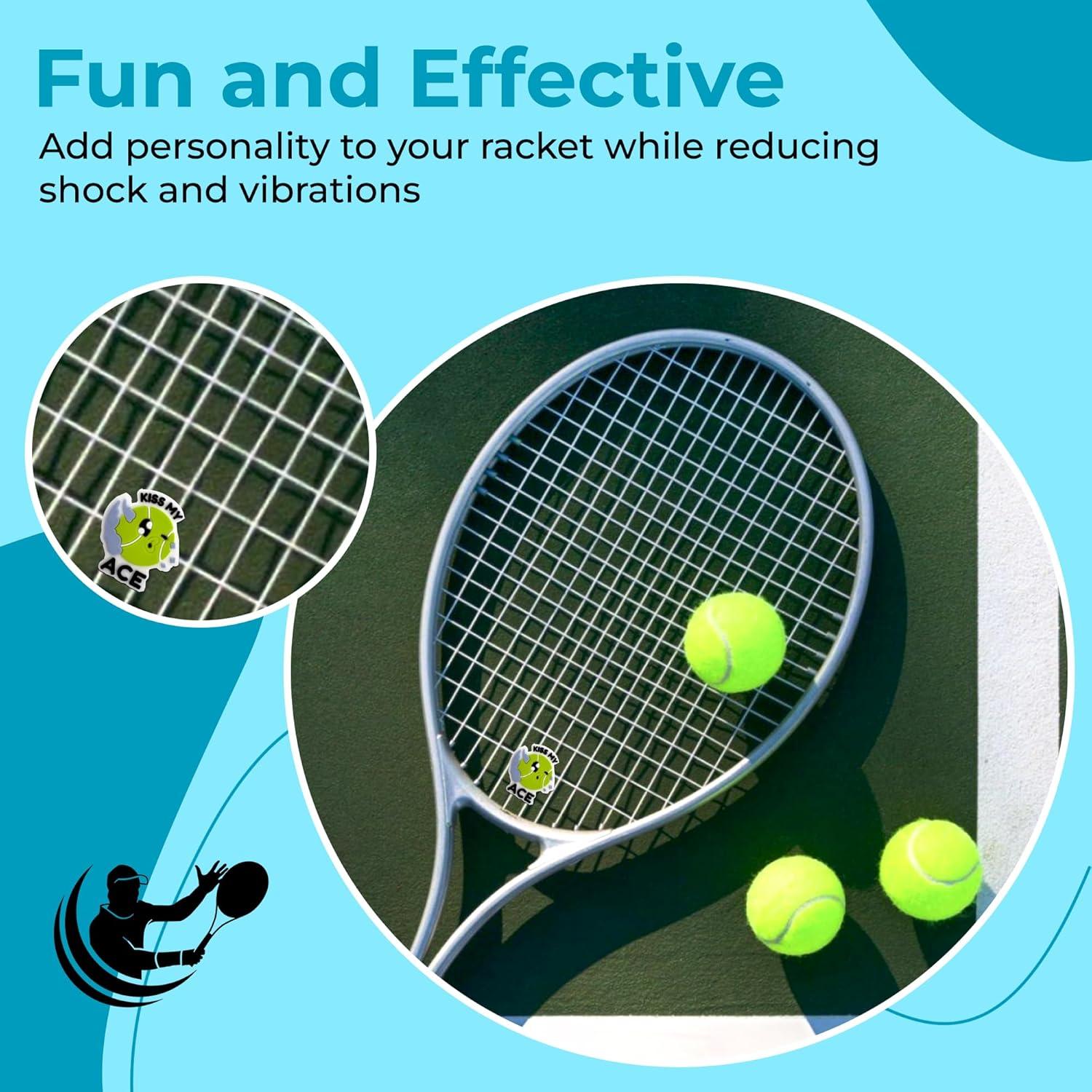 Amortiguador de Raqueta de Tenis TRESSIS Besa Mi As - Set de 2