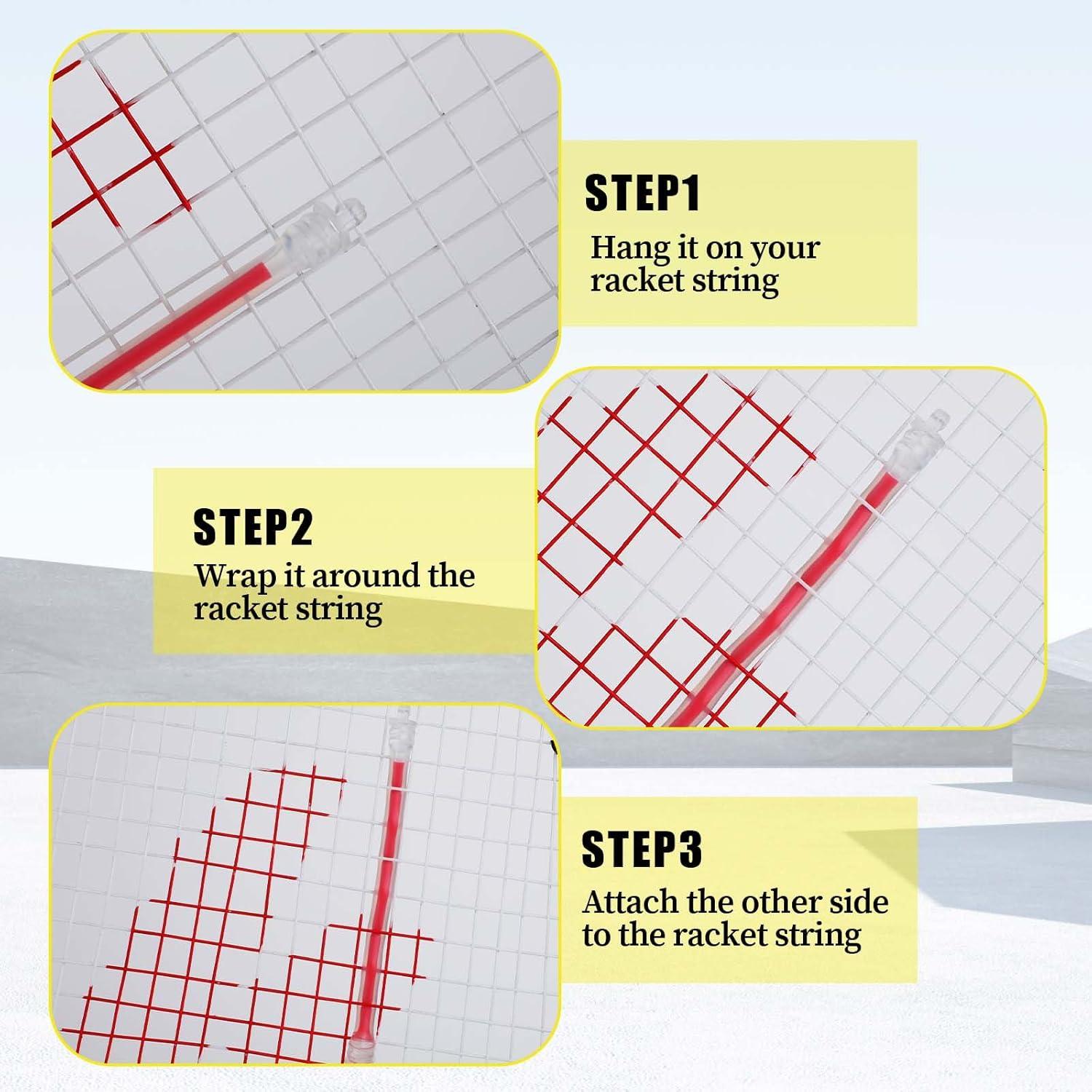 Amortiguadores de Raqueta de Tenis Qianyu 8 Pcs Silicona