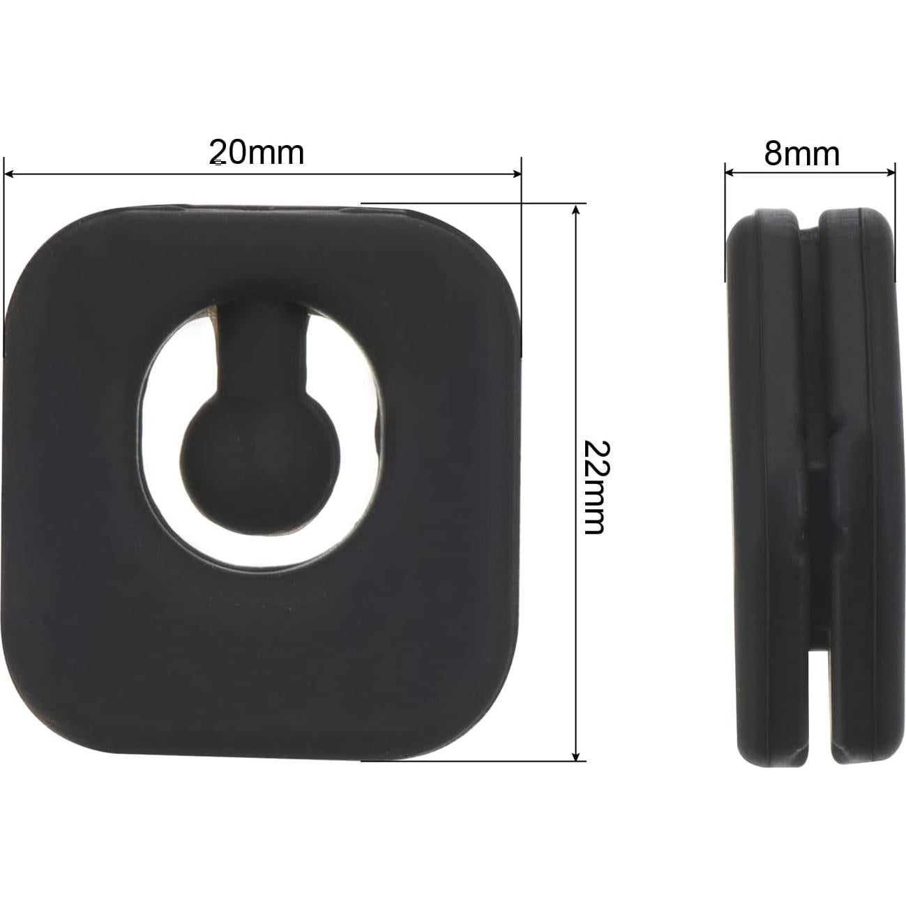 Amortiguador de Vibraciones para Tenis PATIKIL - Silicona 22x20x8mm