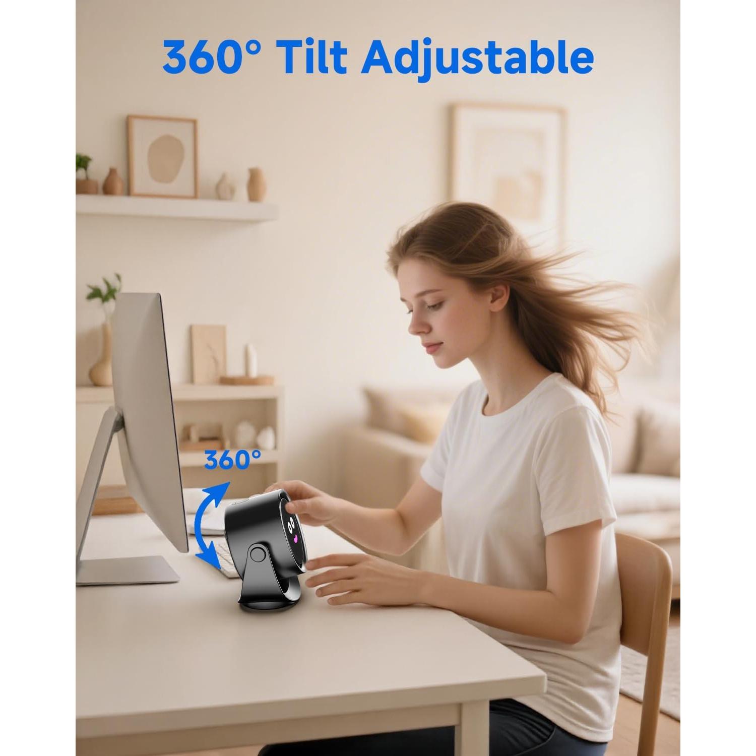 Ventilador de Escritorio YOSHENMO A229 15.24 cm 5 Velocidades