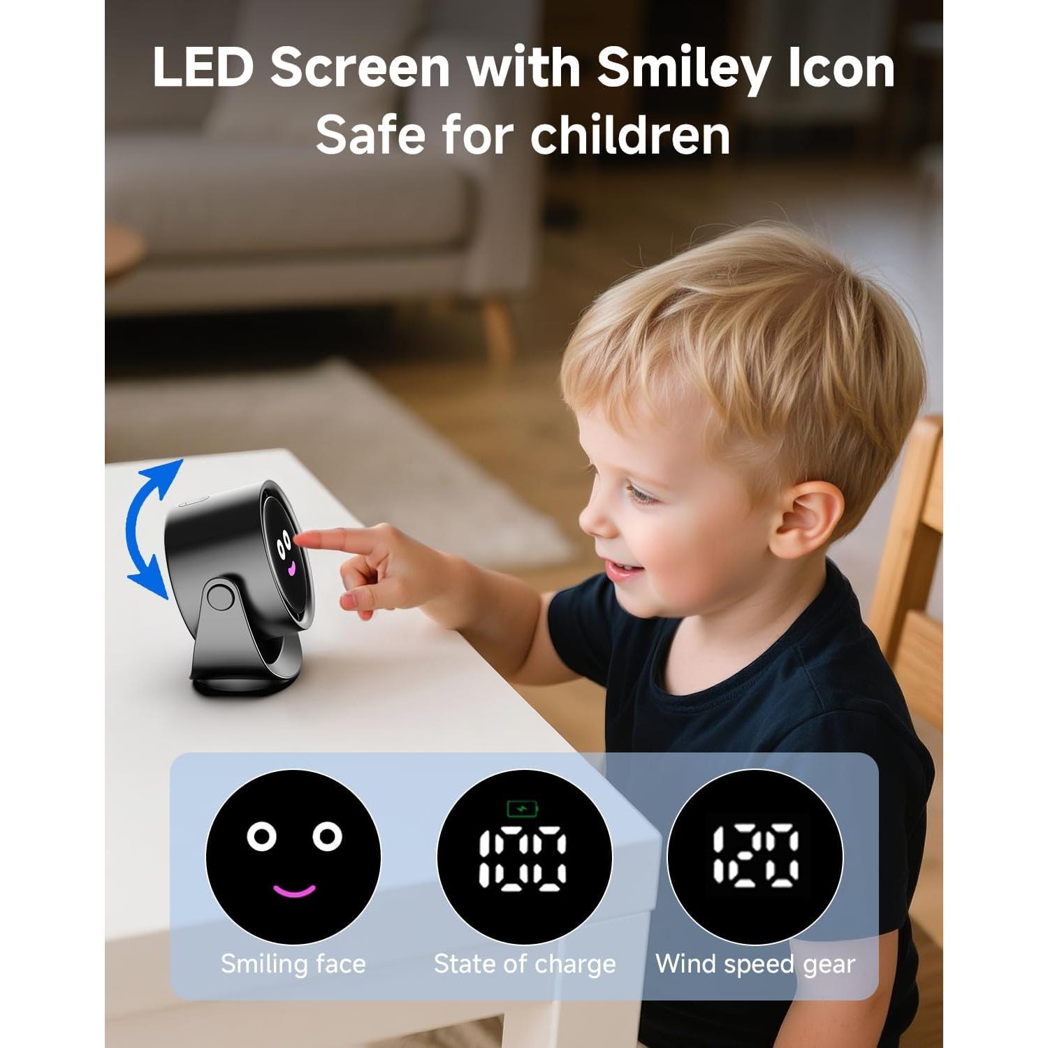 Ventilador de Escritorio YOSHENMO A229 15.24 cm 5 Velocidades