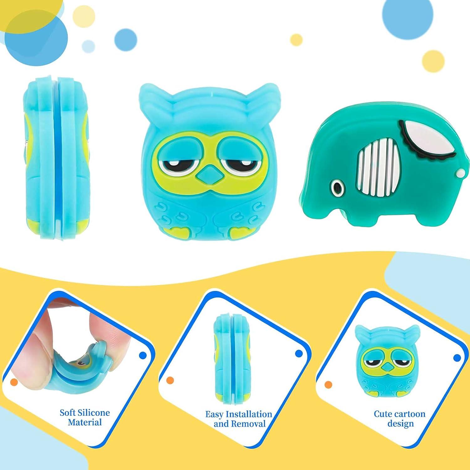 Amortiguadores de Vibración Chalyna 25 Piezas Silicona Caricaturas