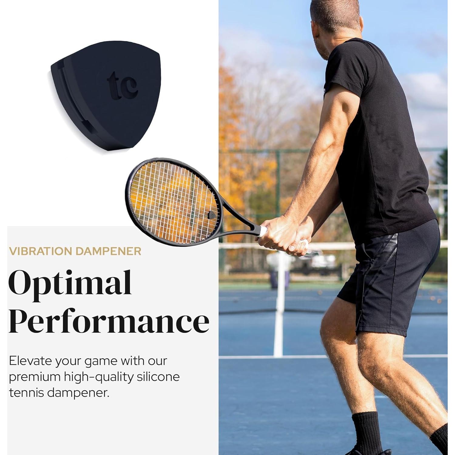 Amortiguador de Vibración para Raqueta TennisCompanion - 4 Piezas