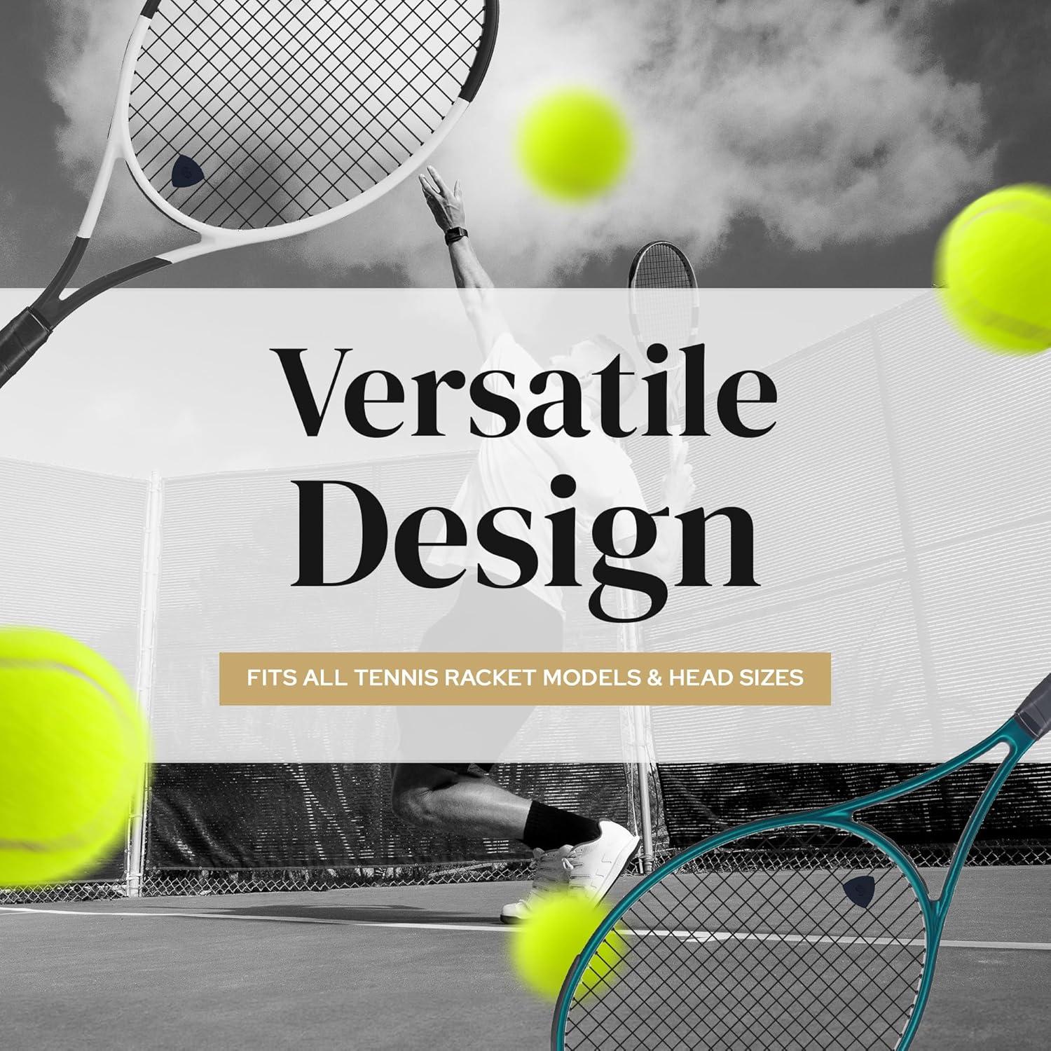 Amortiguador de Vibración para Raqueta TennisCompanion - 4 Piezas