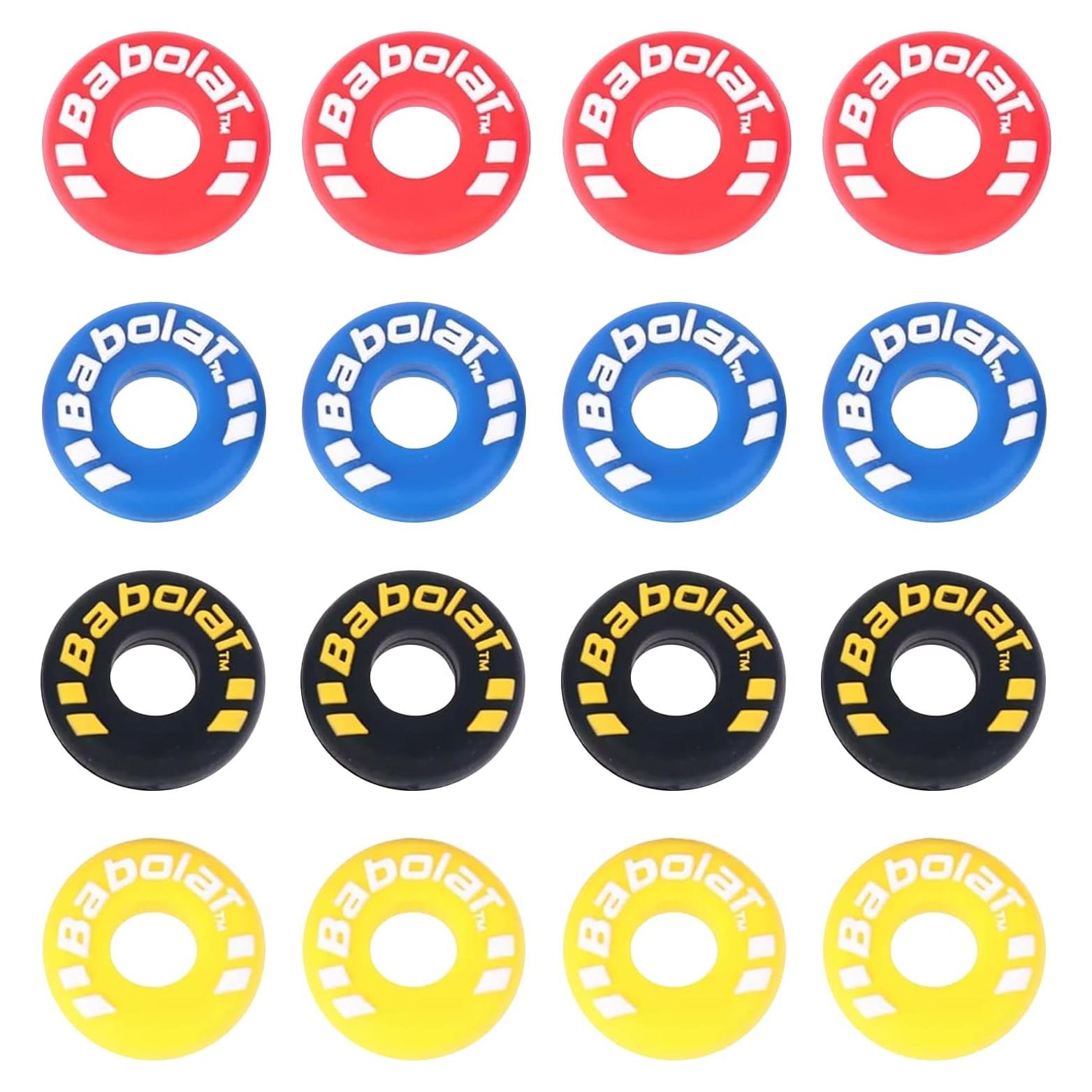 16 Amortiguadores de Vibración para Raquetas de Tenis Genérico