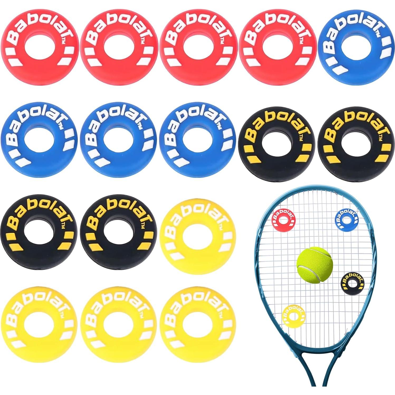 16 Amortiguadores de Vibración para Raquetas de Tenis Genérico