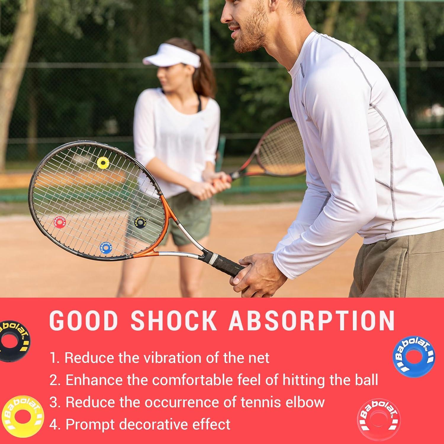 16 Amortiguadores de Vibración para Raquetas de Tenis Genérico