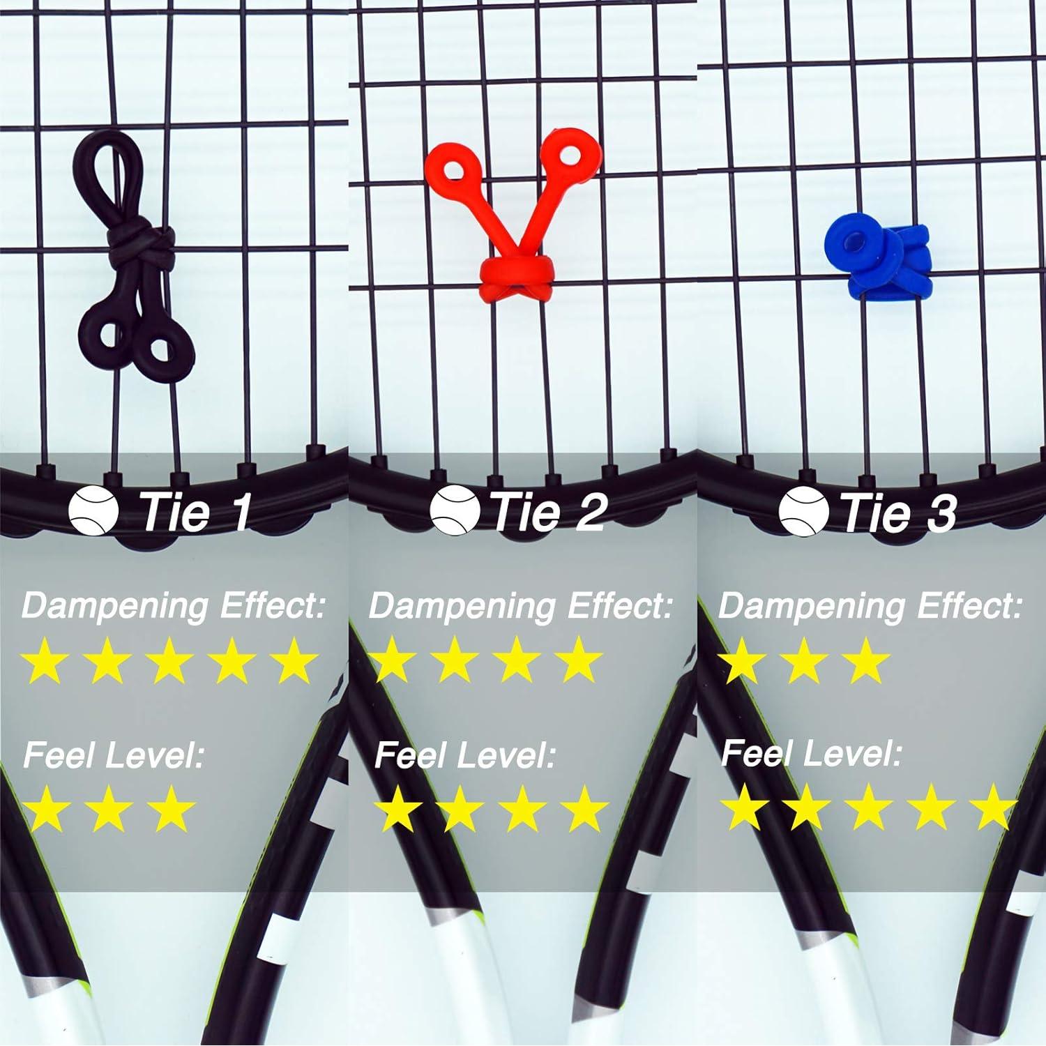 Amortiguador de Tenis Tannius - 6 Piezas Silicona Absorbente