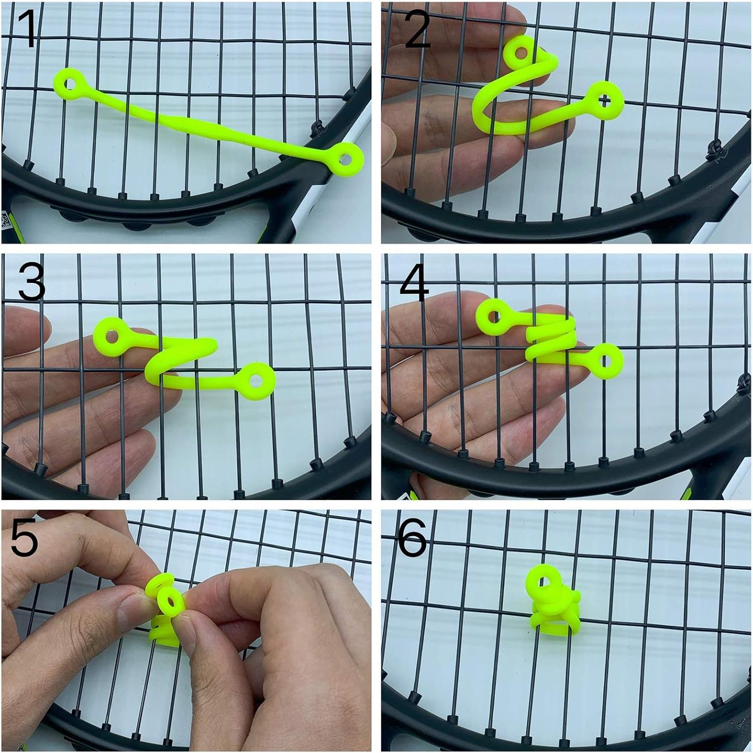 Amortiguador de Tenis Tannius - 6 Piezas Silicona Absorbente