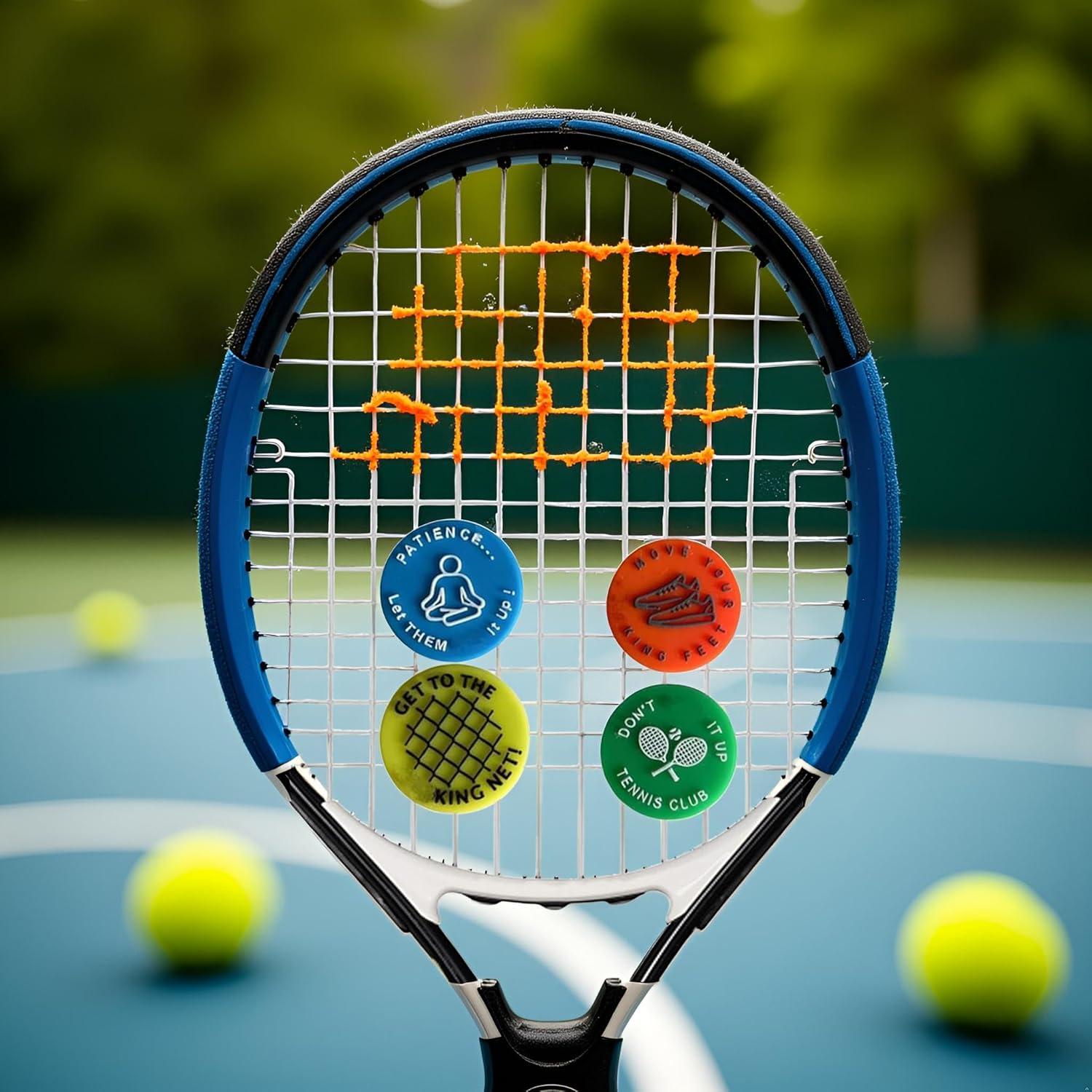 Amortiguadores de Vibración de Tenis ZGLUZP - 4 Pcs Amarillo