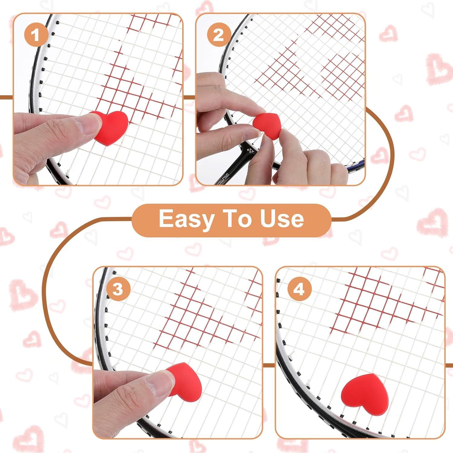 12 Amortiguadores de Choque Oruola para Raquetas de Tenis