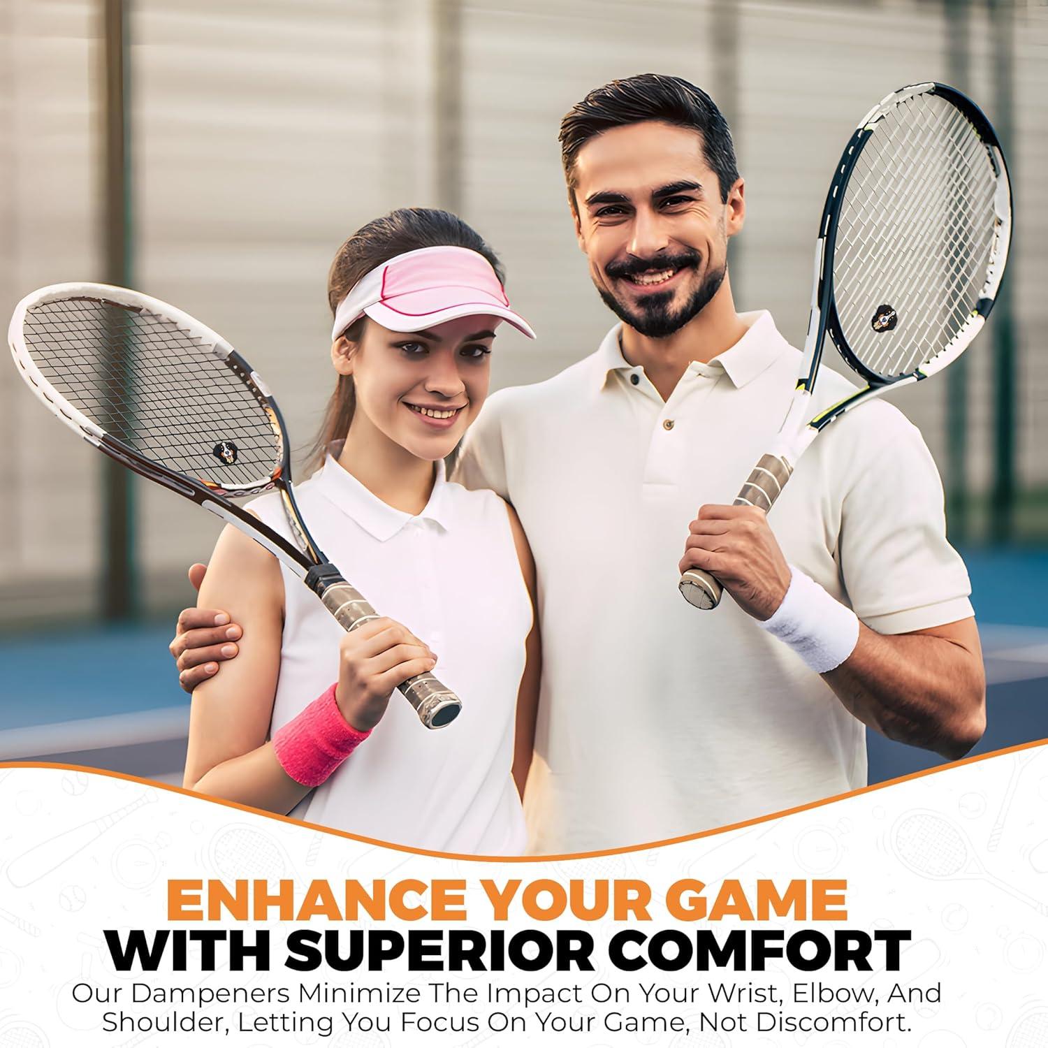 Amortiguadores de Raqueta de Tenis TRESSIS - Perro de Montaña de Berna - Paquete de 2