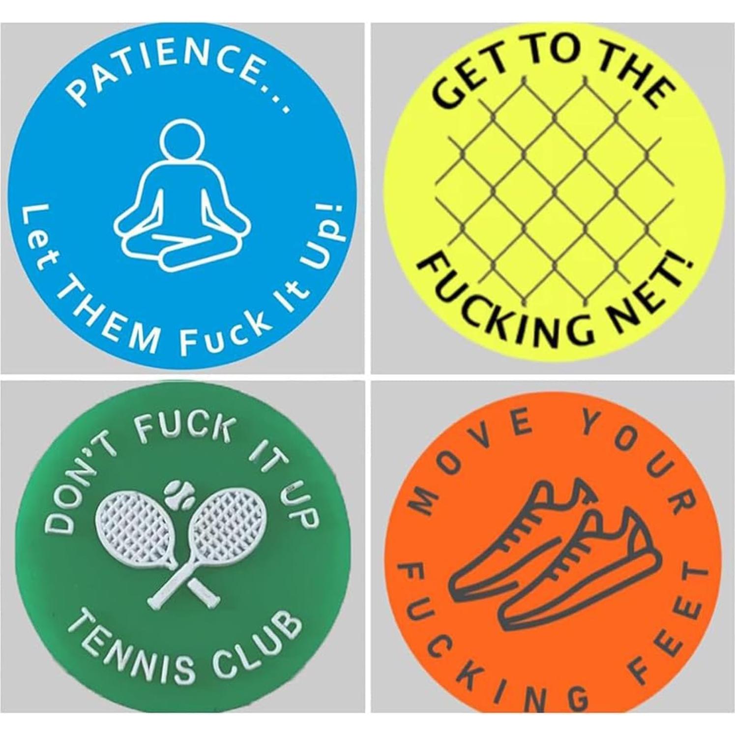 Amortiguadores de Vibración de Tenis WNHNO WH821 - 4 Pcs Multicolor