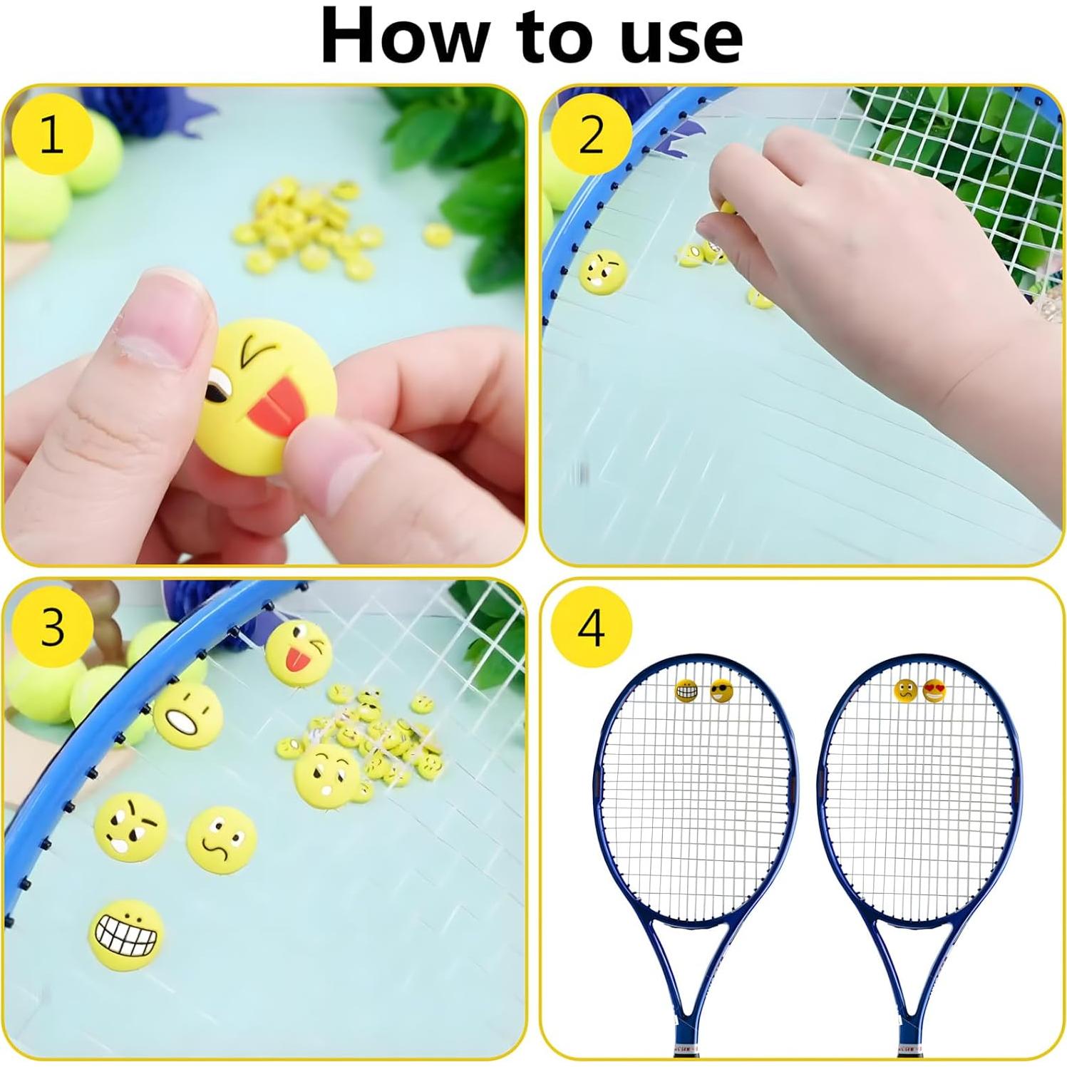 Amortiguadores de Vibración para Raqueta de Tenis PASDUCHAS 20 PCS