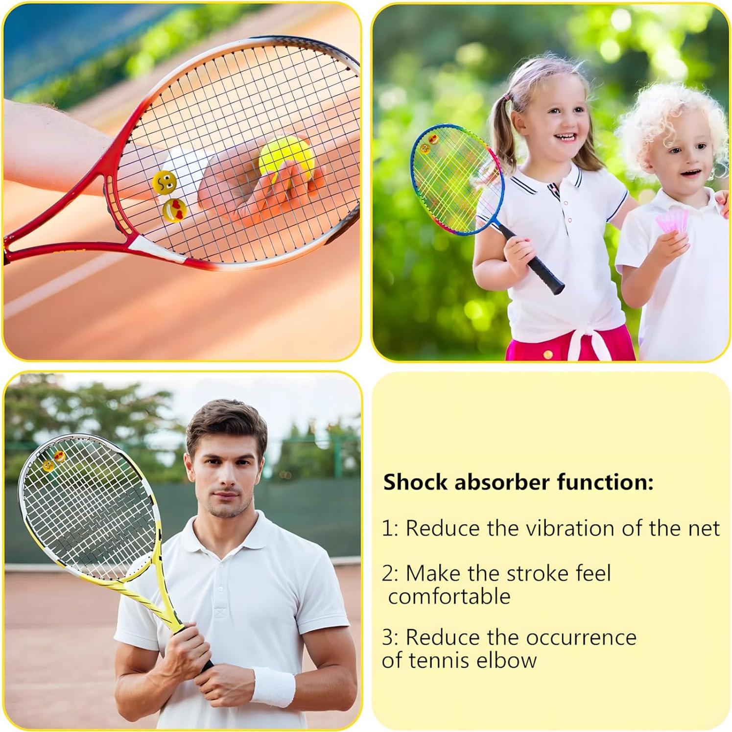 Amortiguadores de Vibración para Raqueta de Tenis PASDUCHAS 20 PCS