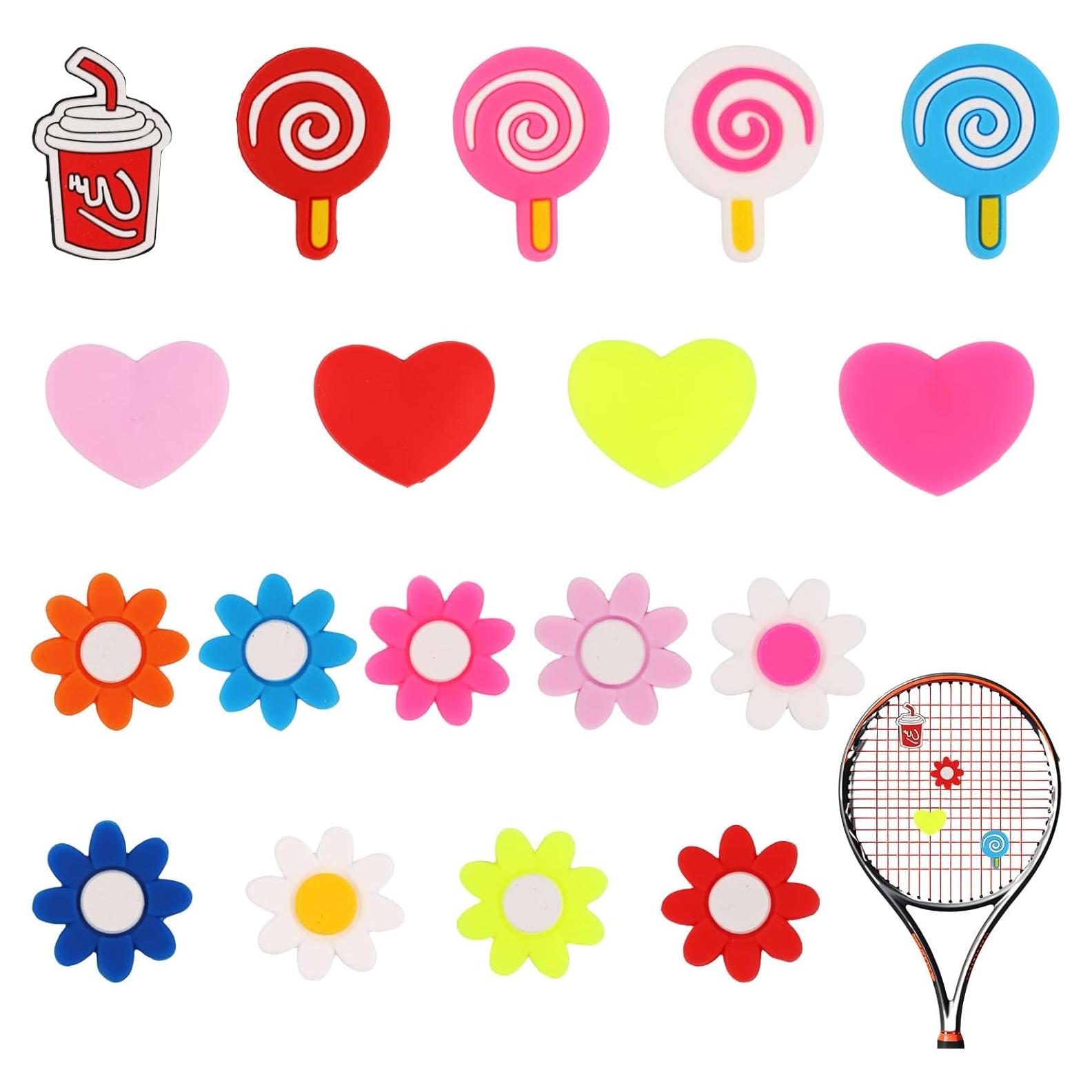 18 Amortiguadores de Vibración para Raquetas de Tenis Gosknor